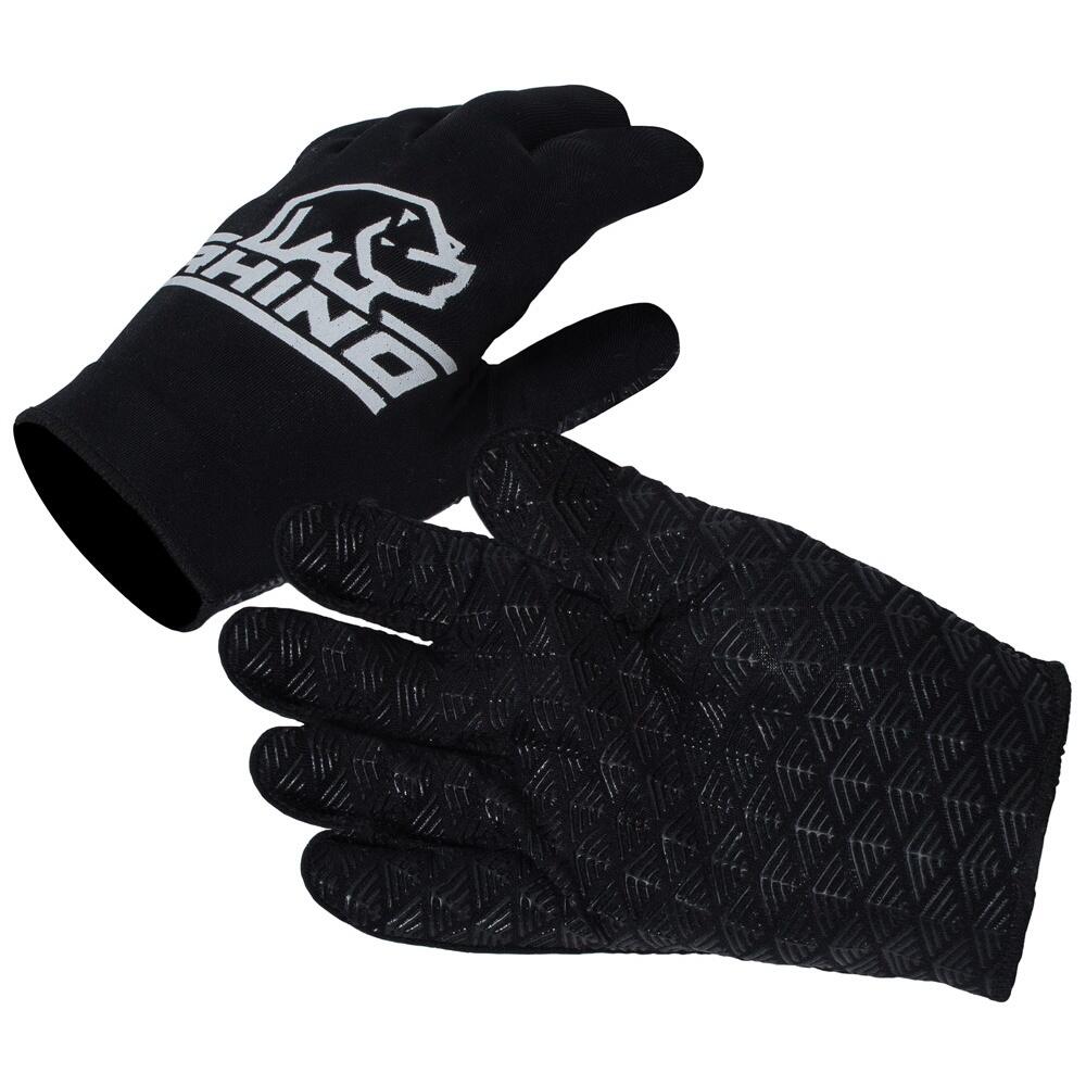 Gants De Rugby PRO Enfant (Noir) M-L 1/2