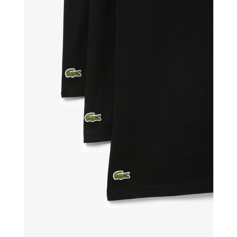 Heren 3-Pack O-hals Shirts Zwart 6/6