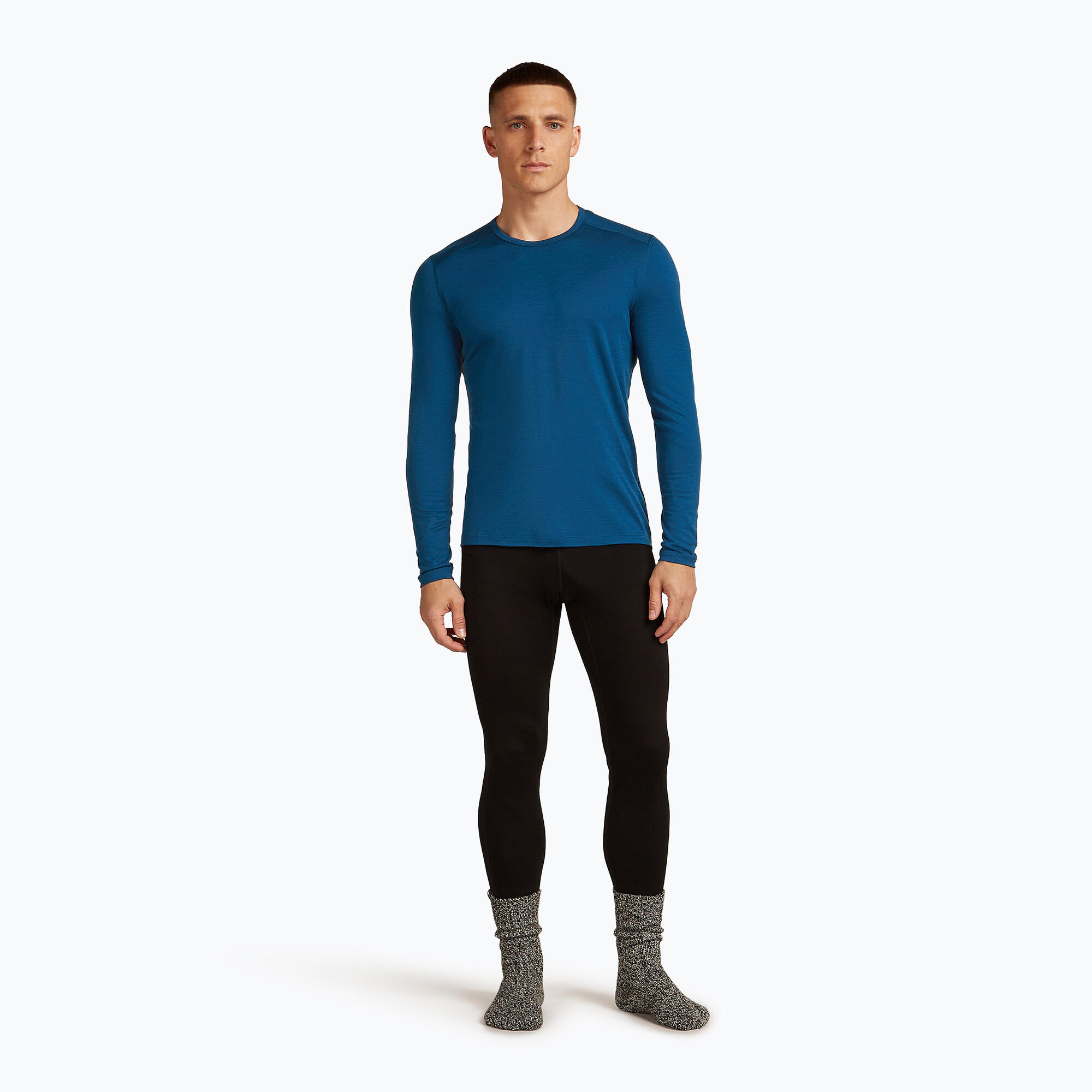 Camiseta térmica de manga larga para hombre Icebreaker 200 Oasis Crewe 4/7
