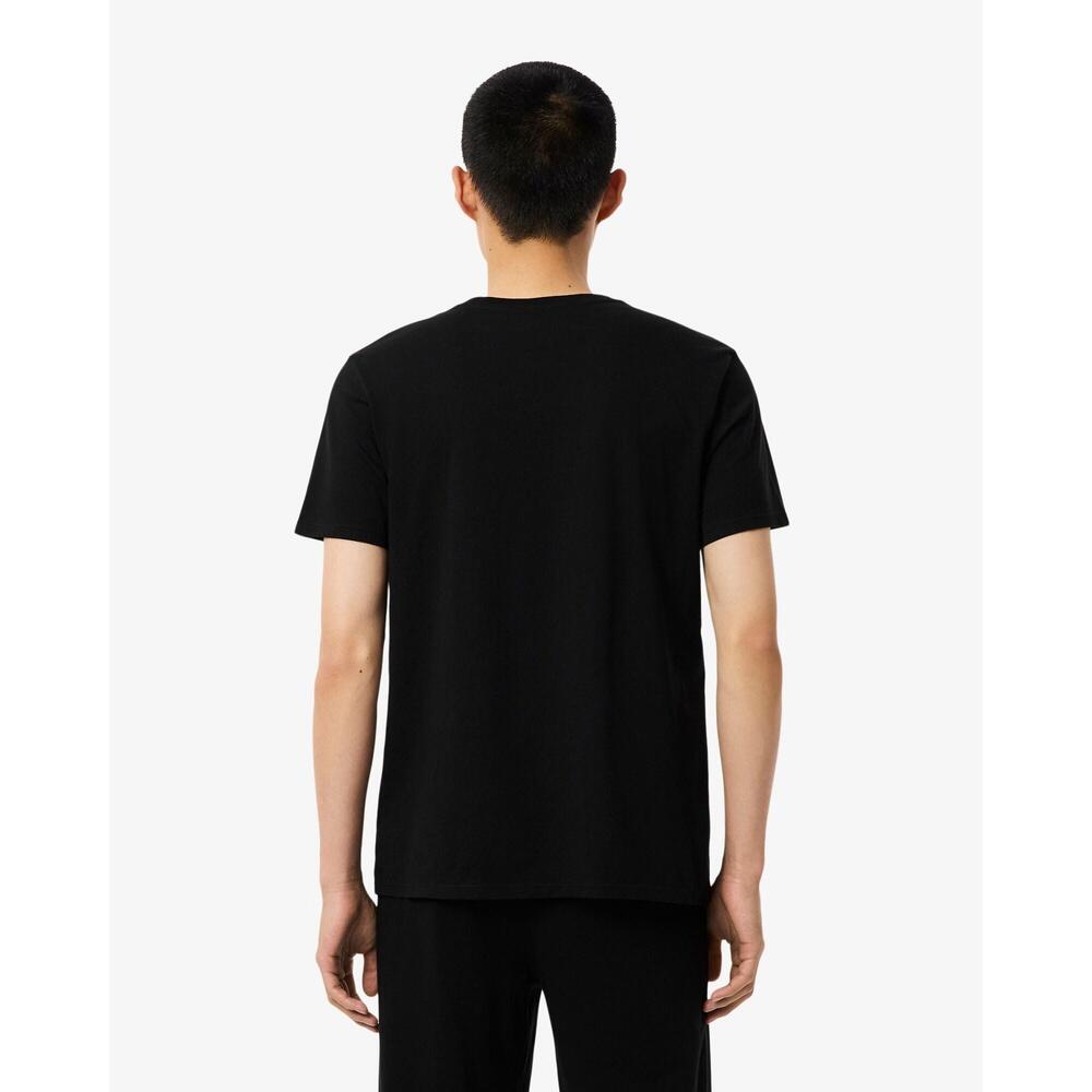 Heren 3-Pack O-hals Shirts Zwart 2/6