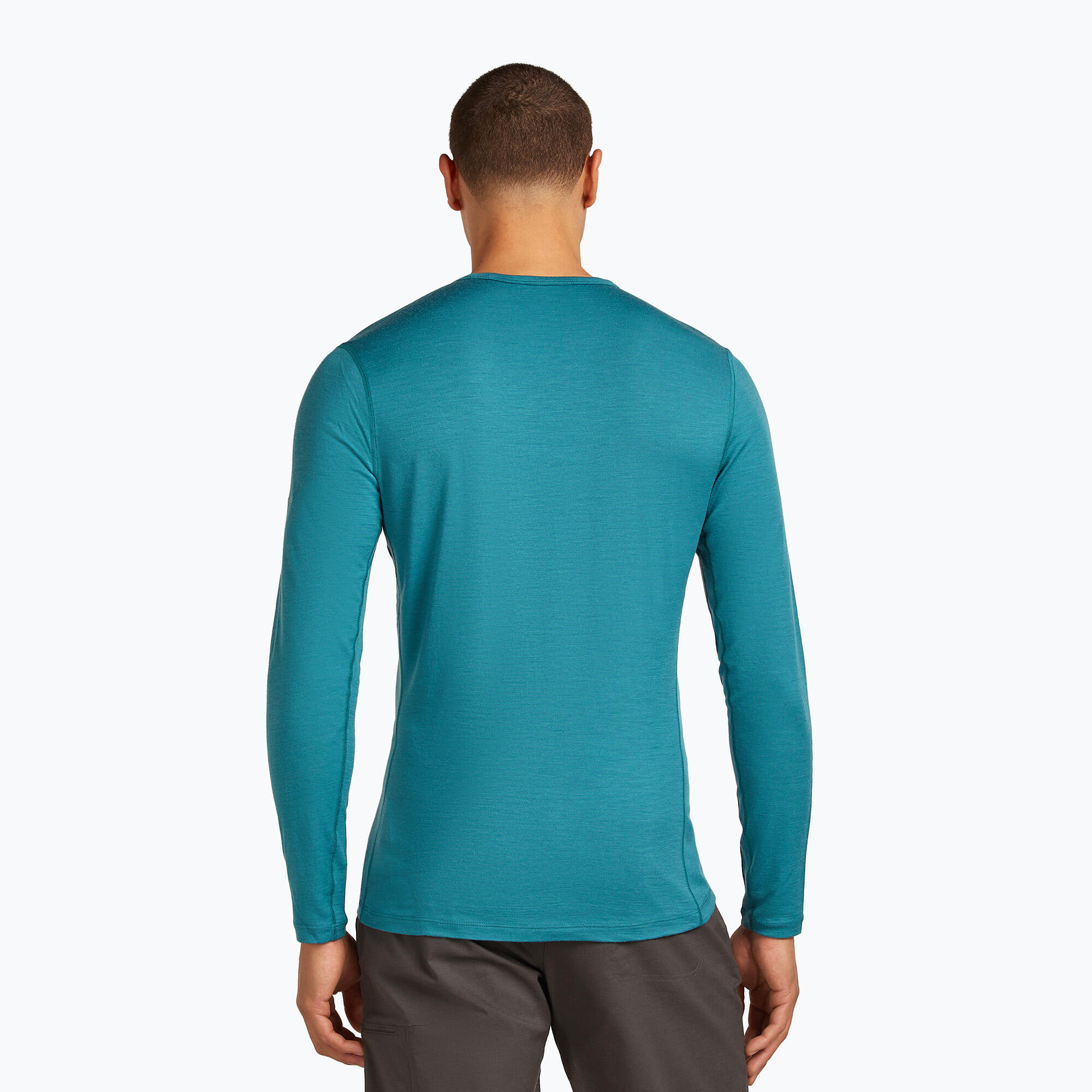 Camiseta térmica de manga larga para hombre icebreaker Merino 200 Oasis Crewe 3/7