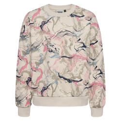 Sweatshirt loose fille Hummel AOP