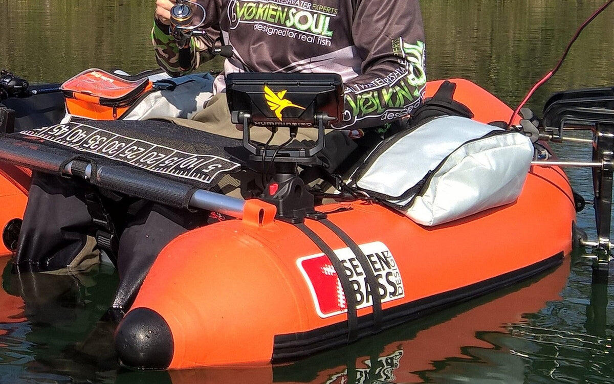 SEVEN BASS – Plug&GO – Clipbasis speciaal Float Tube + transducerhouder 3/3