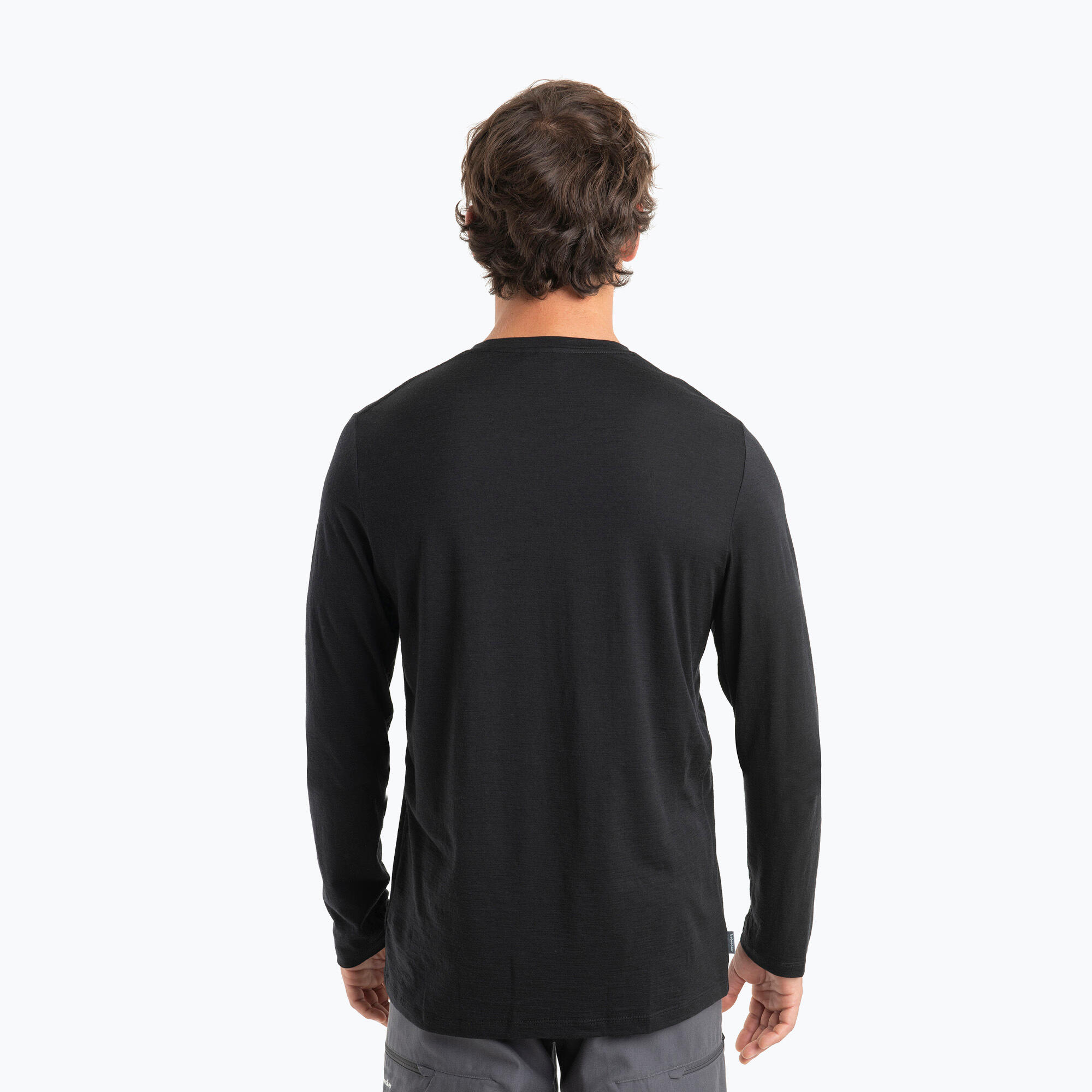 Camiseta térmica masculina de manga longa icebreaker Merino 150 Tech Lite II 2/7