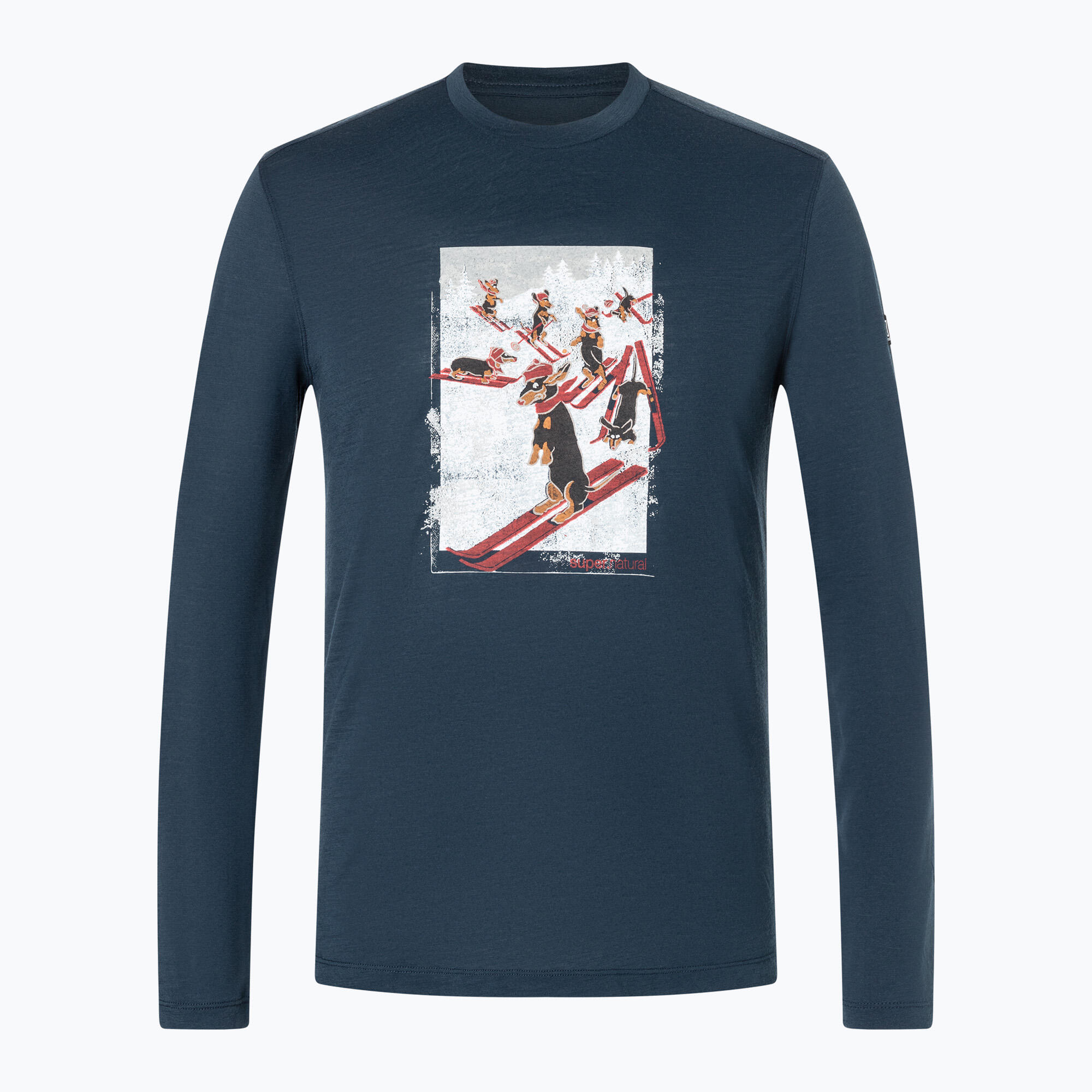 Longsleeve męski super.natural Dachshund Party 5/7