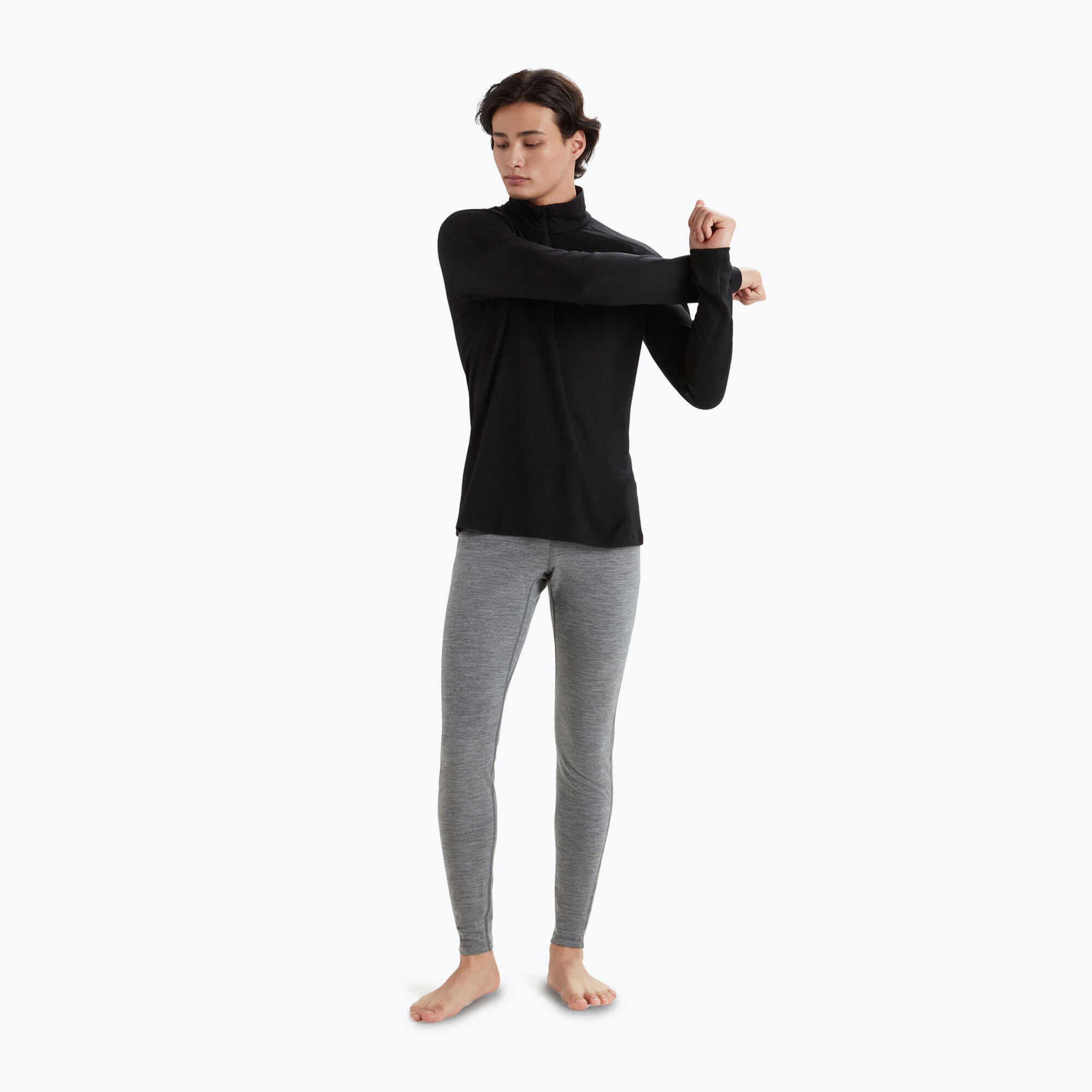 Bluza termoaktywna męska icebreaker Merino 200 Oasis Half Zip 2/7