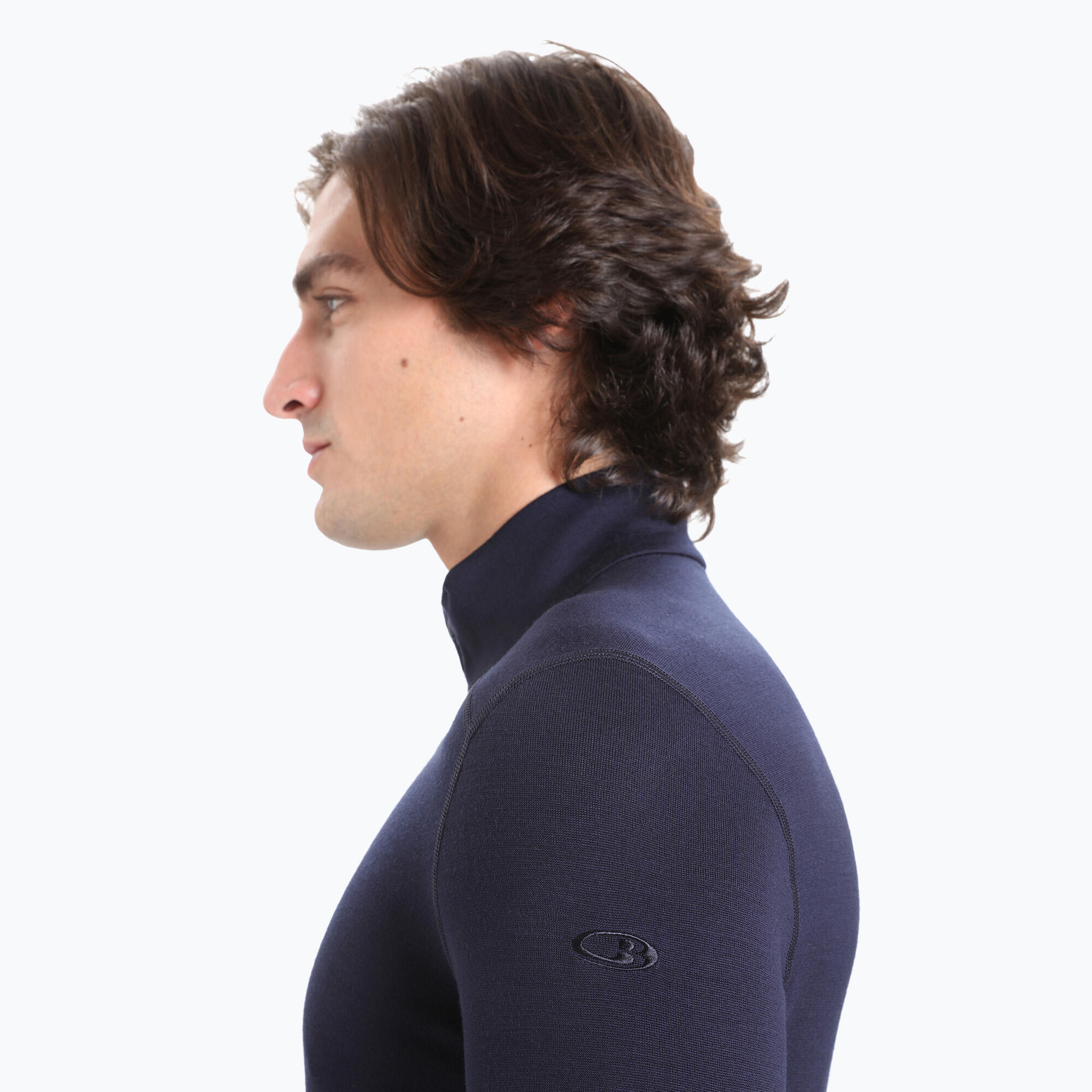 Sudadera térmica para hombre icebreaker 260 Tech LS con media cremallera 5/7