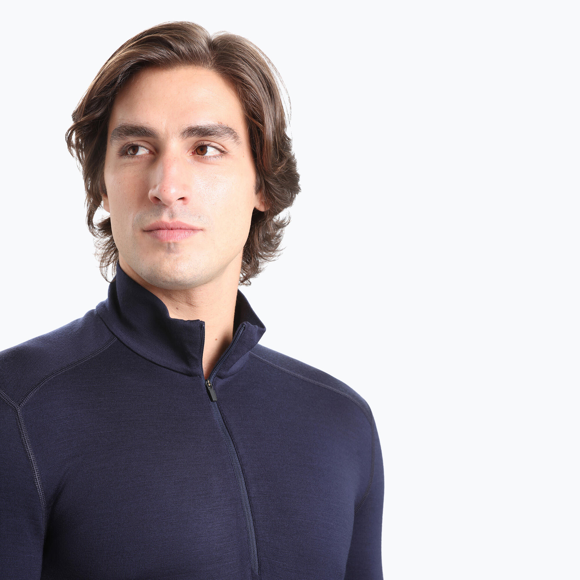 Sudadera térmica para hombre icebreaker 260 Tech LS con media cremallera 4/7