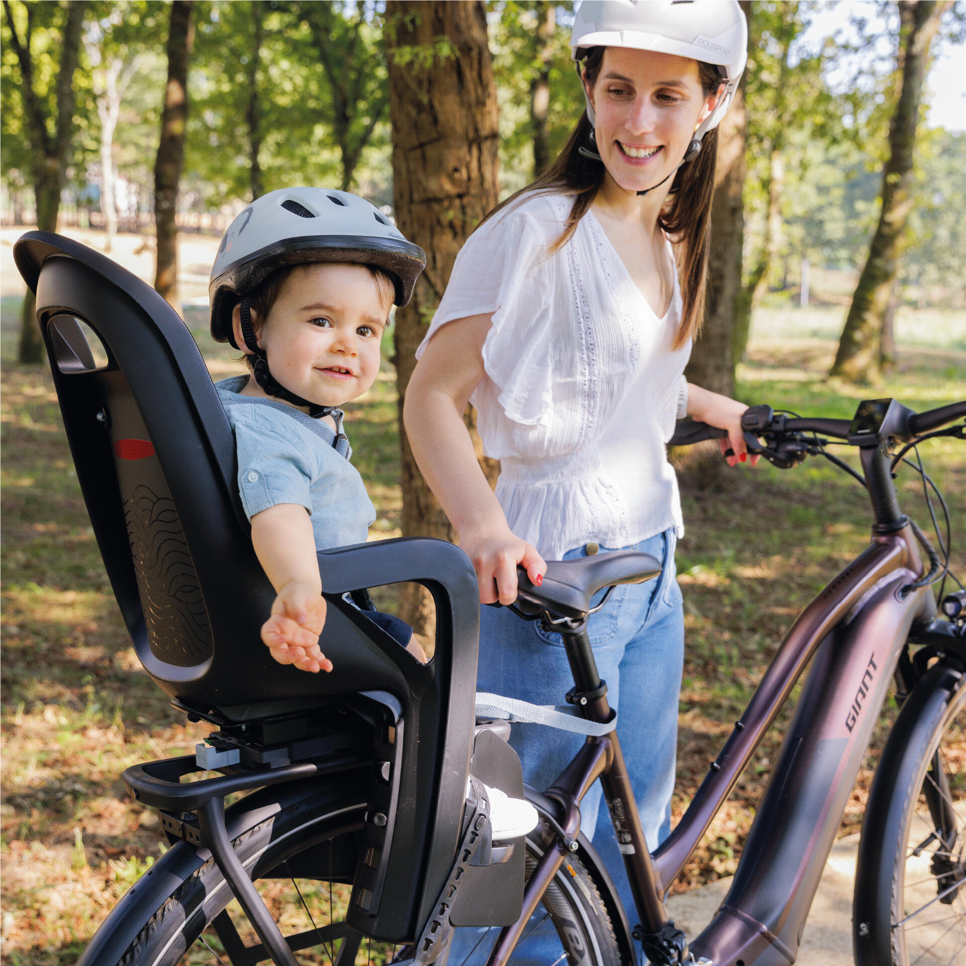 Siège Enfant Vélo Arrière Pour Porte-Bagages MIK-HD - Groovy 6/6
