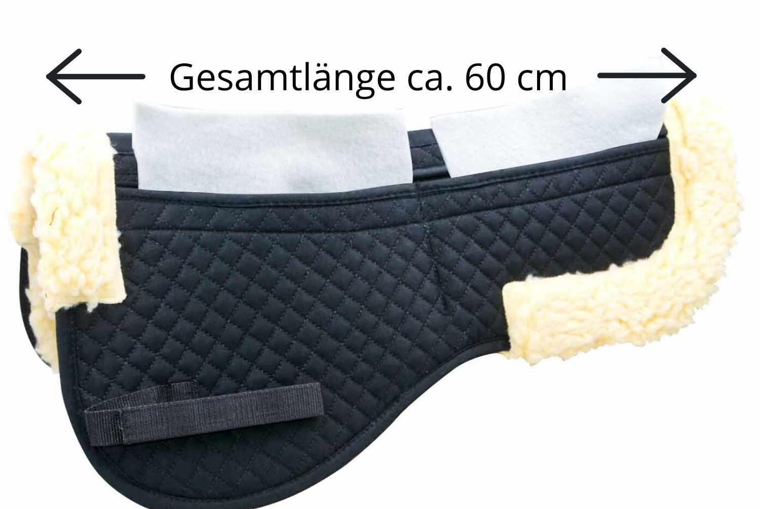 AMKA Korrektur Sattelpad Sattelkissen mit 4 Taschen + 8 Pads B Wahl 2/4