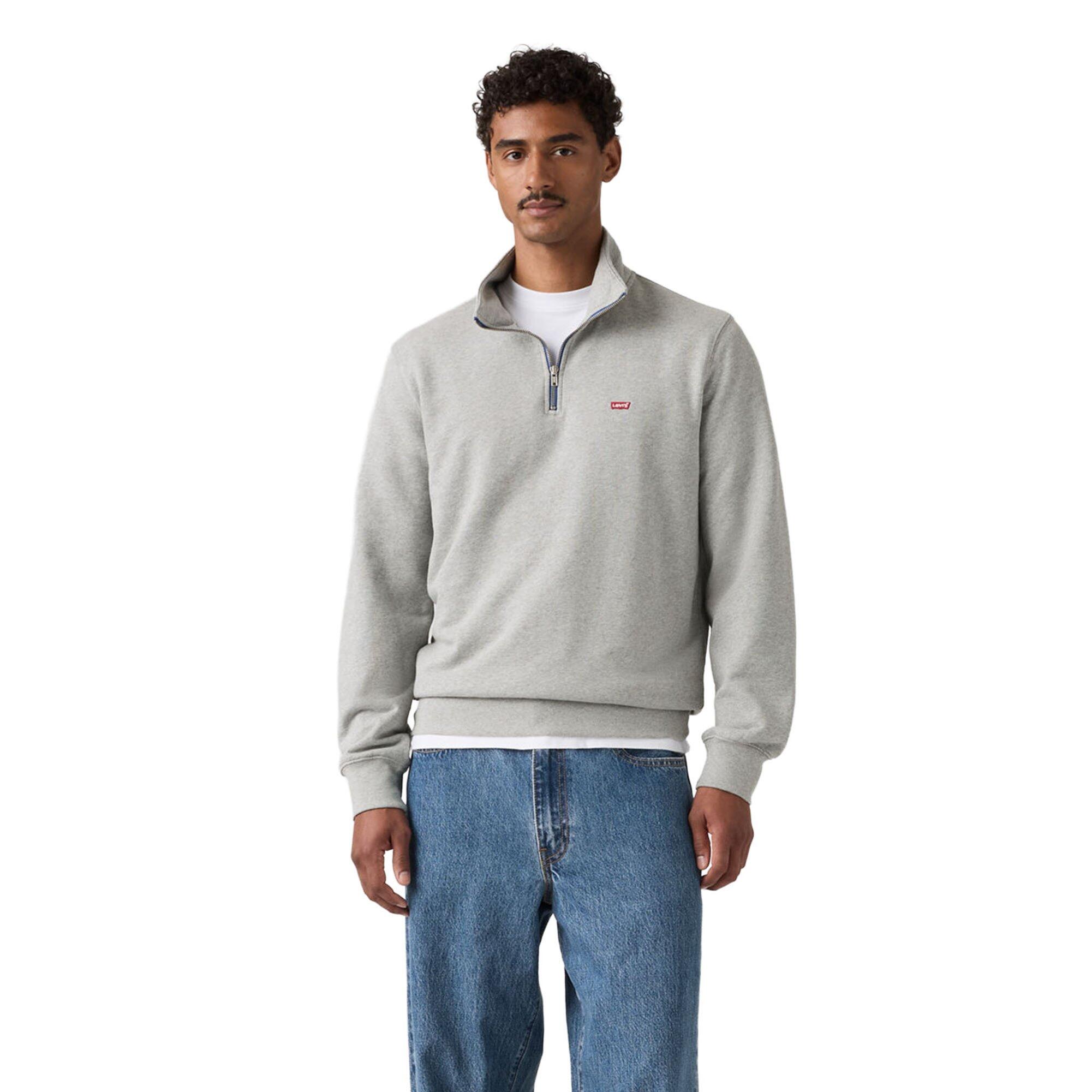 Felpa Uomini Confezione da 1 Vestibilità confortevole-ORIGINAL HM 1/4 ZIP 3/6