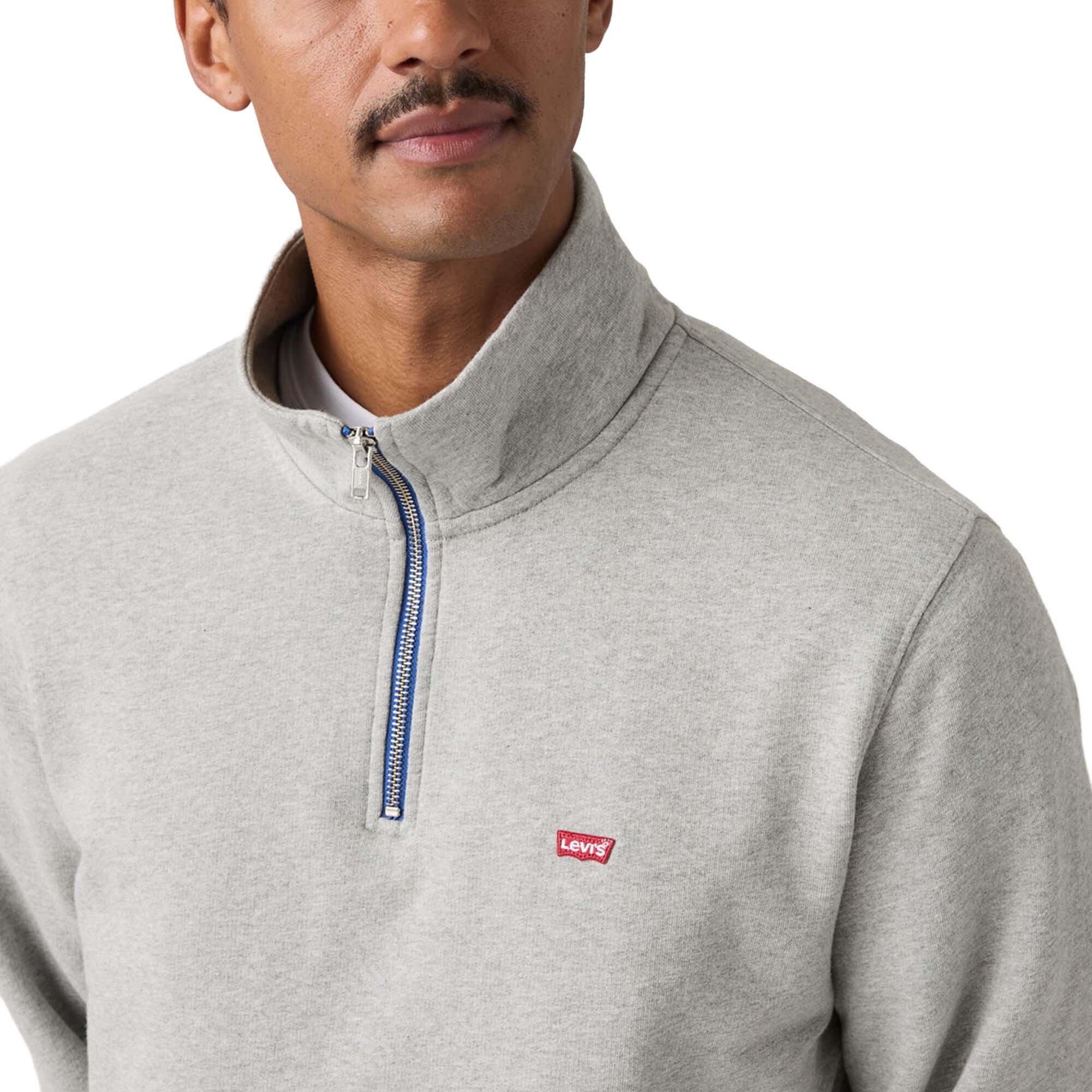 Felpa Uomini Confezione da 1 Vestibilità confortevole-ORIGINAL HM 1/4 ZIP 5/6