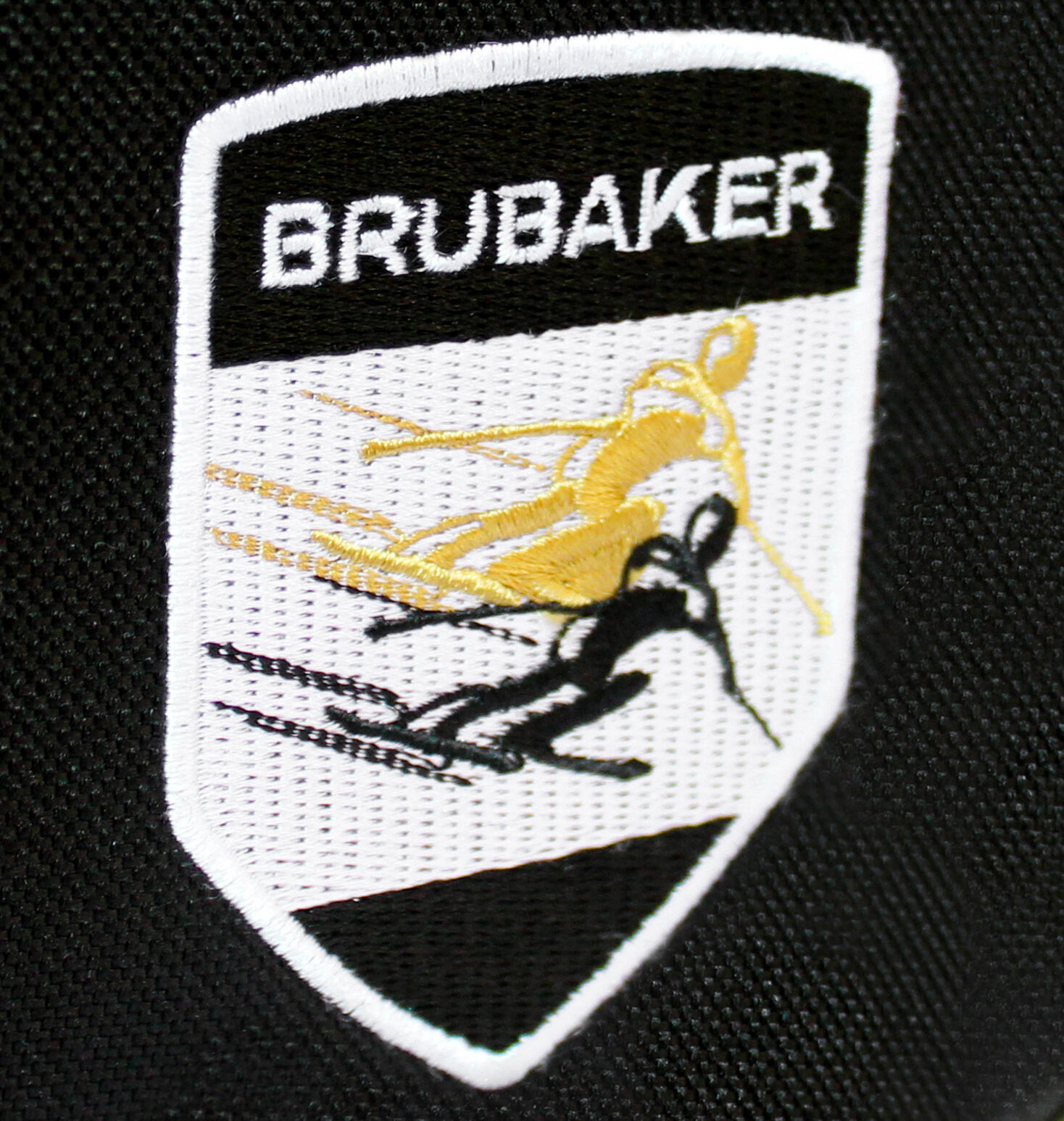 BRUBAKER Carver Pro Grenoble Édition Sac à skis rembourré 190cm Noir/Or 3/4
