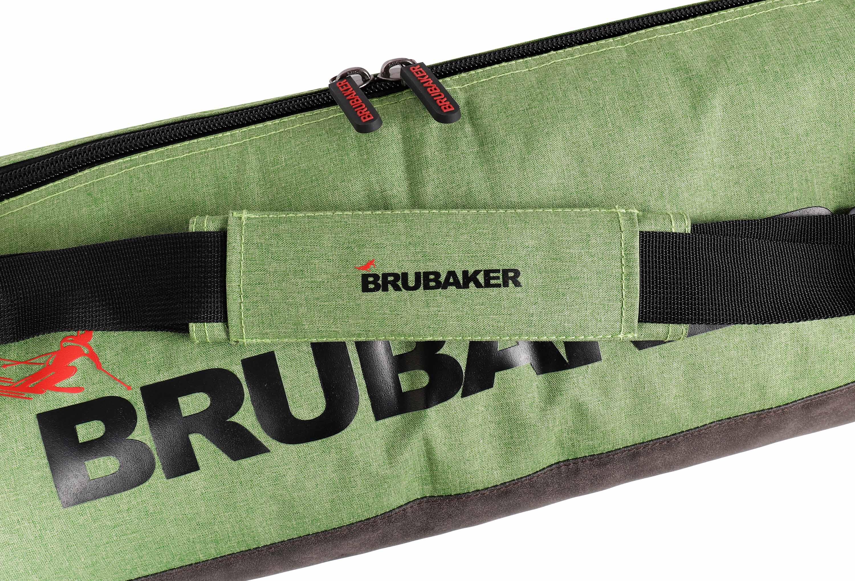BRUBAKER Carver Performance Sac à skis rembourré 170cm Noir/Vert 4/4
