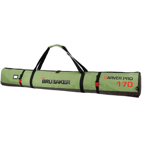 BRUBAKER Carver Performance torba na narty 170 cm czarno zielona