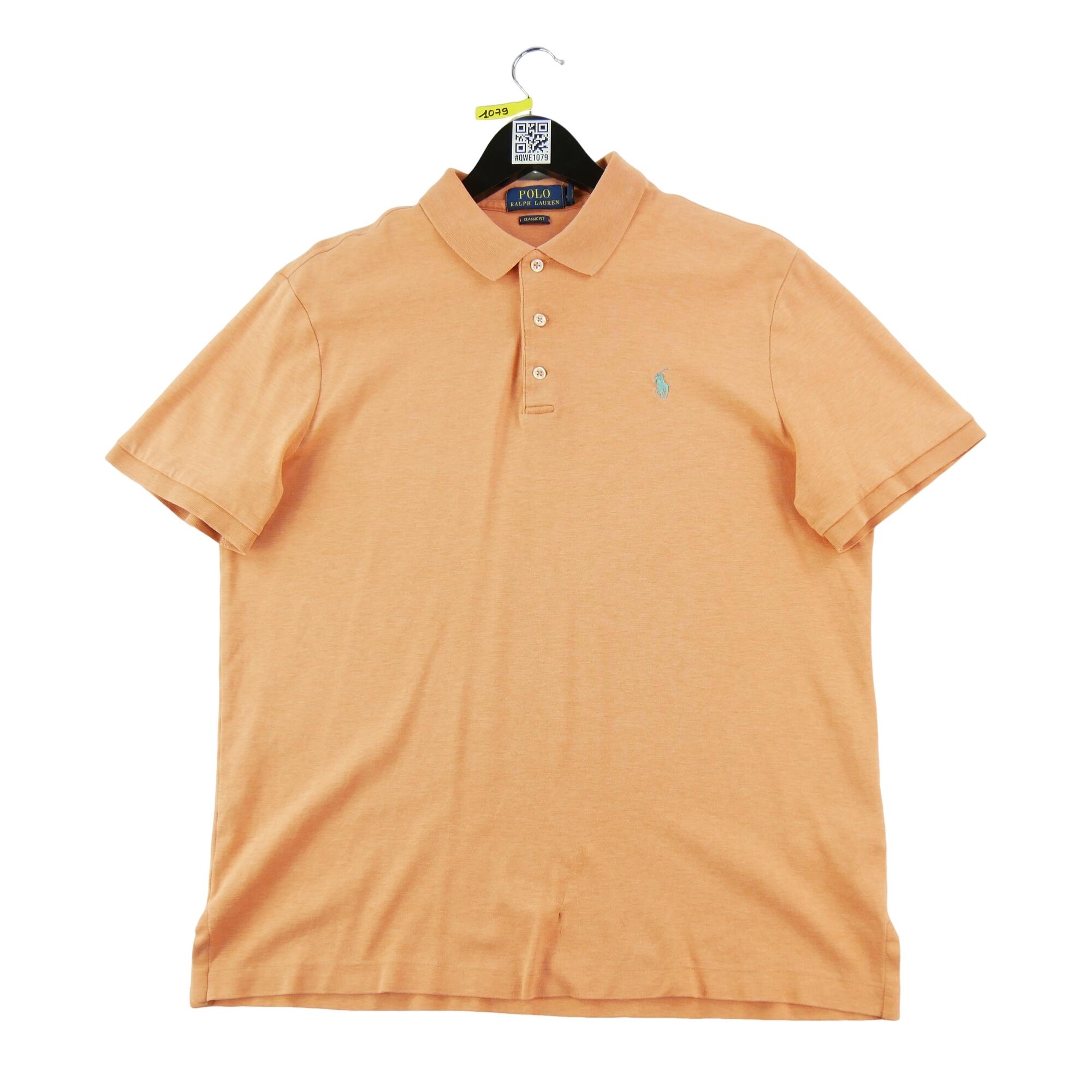 RALPH LAUREN Reconditionné - Polo manches courtes Homme Orange - Bon État