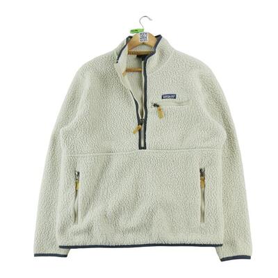 Tweedehands - heren retro pile fleece pullover - zeer goede staat