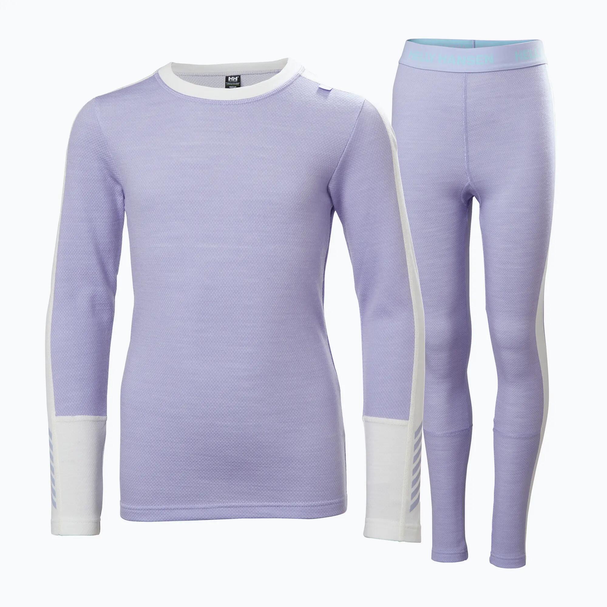 Komplet bielizny termoaktywnej dziecięcej Helly Hansen JR Lifa Merino Midweight 5/7