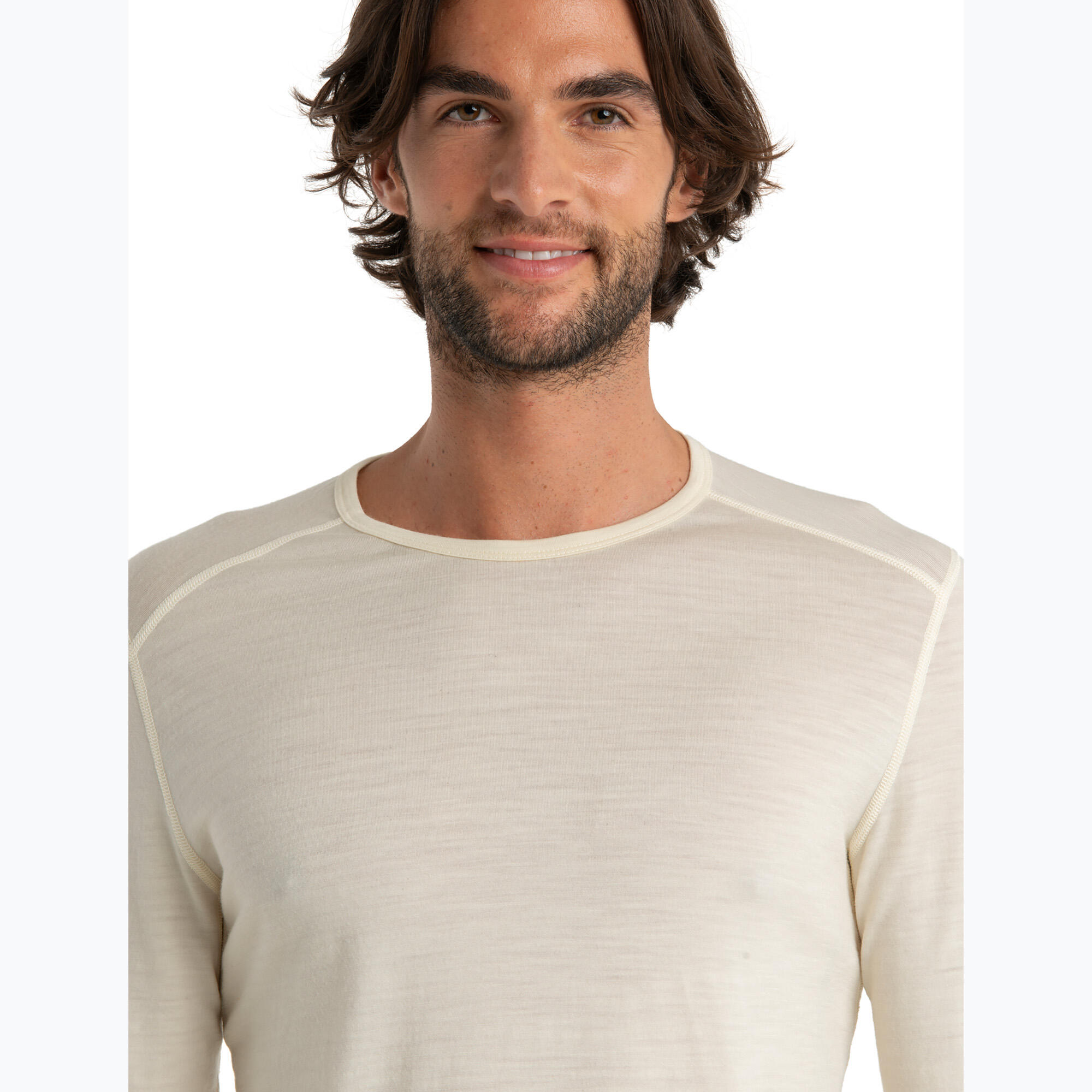 Camiseta térmica masculina de manga longa icebreaker 200 Oasis Crewe 5/7