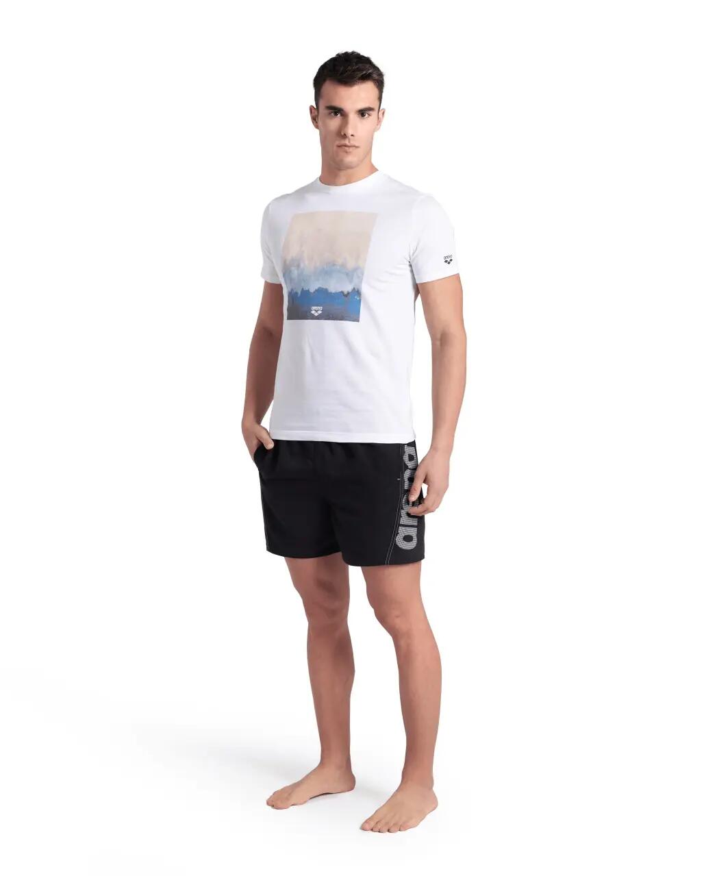 Koszulka męska T-Shirt sportowy Arena Men's T-Shirt Solid Cotton 2/7