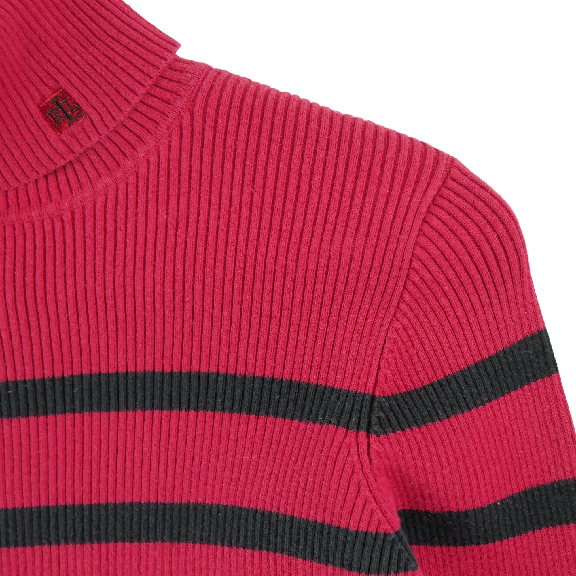 Segunda Vida - Camisola de gola alta para mulher vermelha - Como novo 3/6