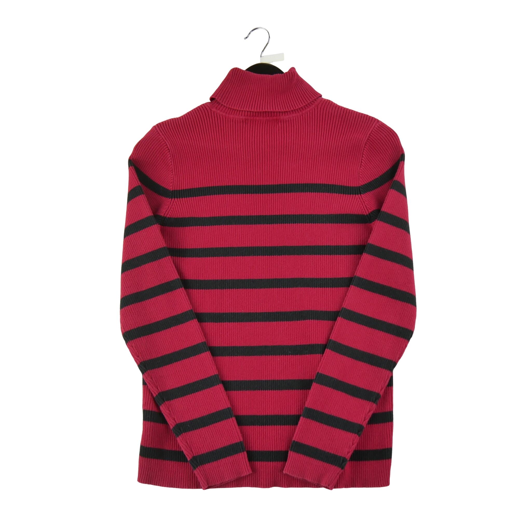 Segunda Vida - Camisola de gola alta para mulher vermelha - Como novo 2/6