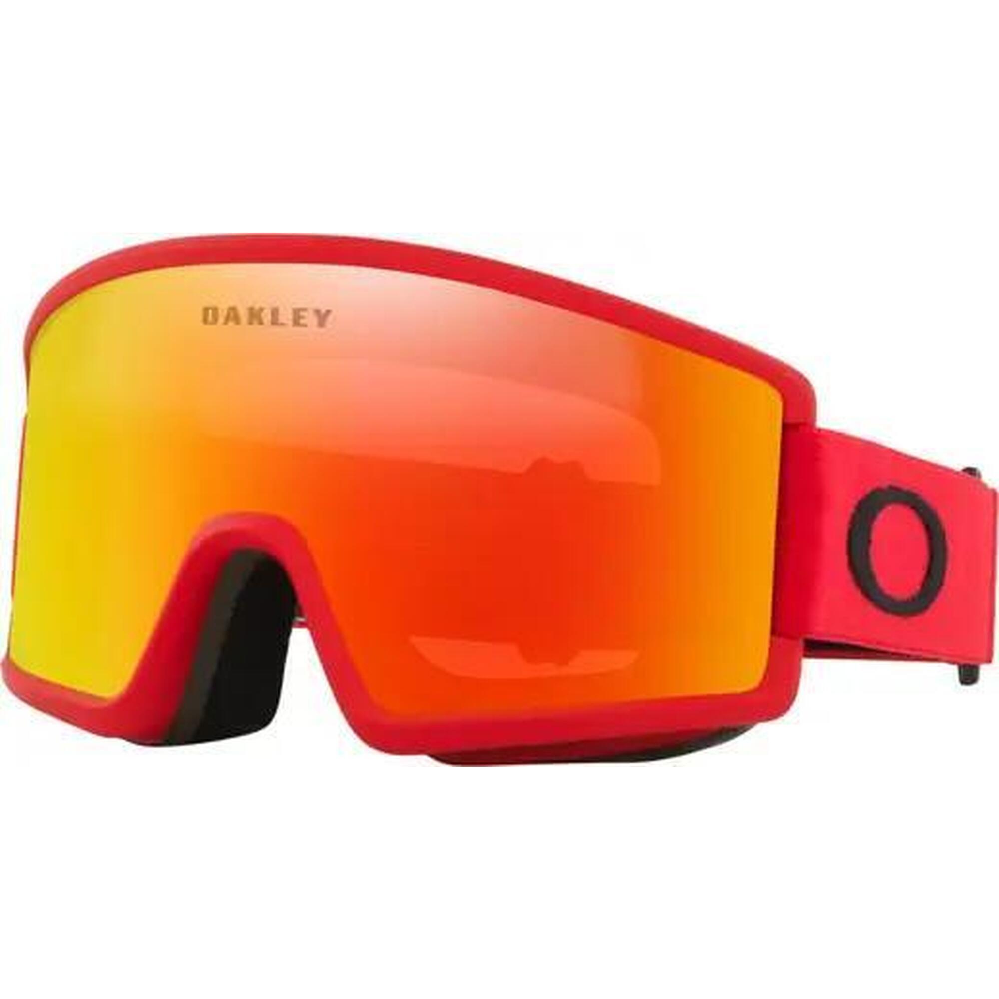 Oakley - Oakley Target Line M Masque De Ski - Fire Iridium - Masque De Ski - Orange|rouge - Taille Unique - Decathlon