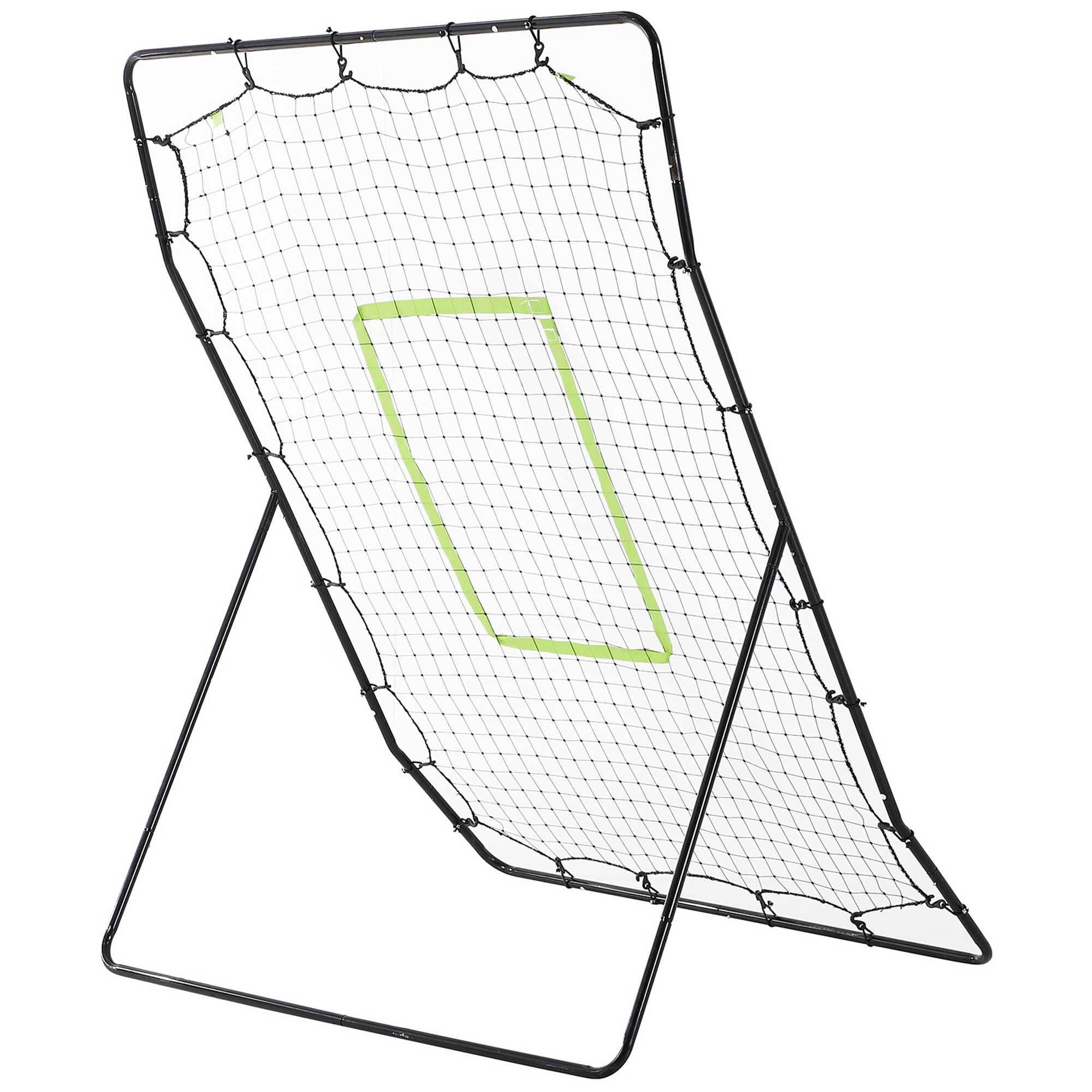 HOMCOM Rebounder per Calcio e Baseball Pieghevole con 21 Corde Nero 7/8