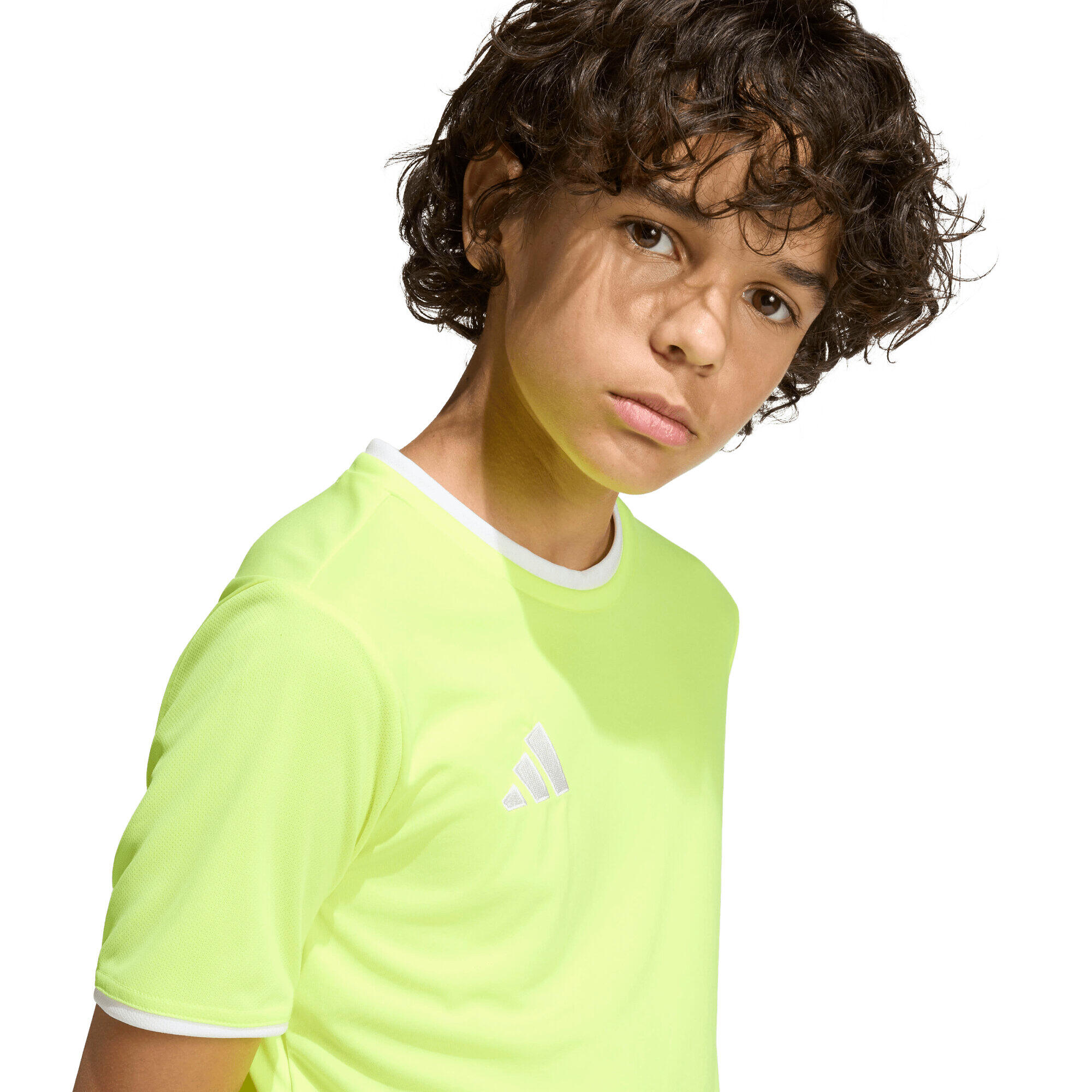 Criança adidas Entrada 26 Jersey neon T-shirt Futebol 5/7