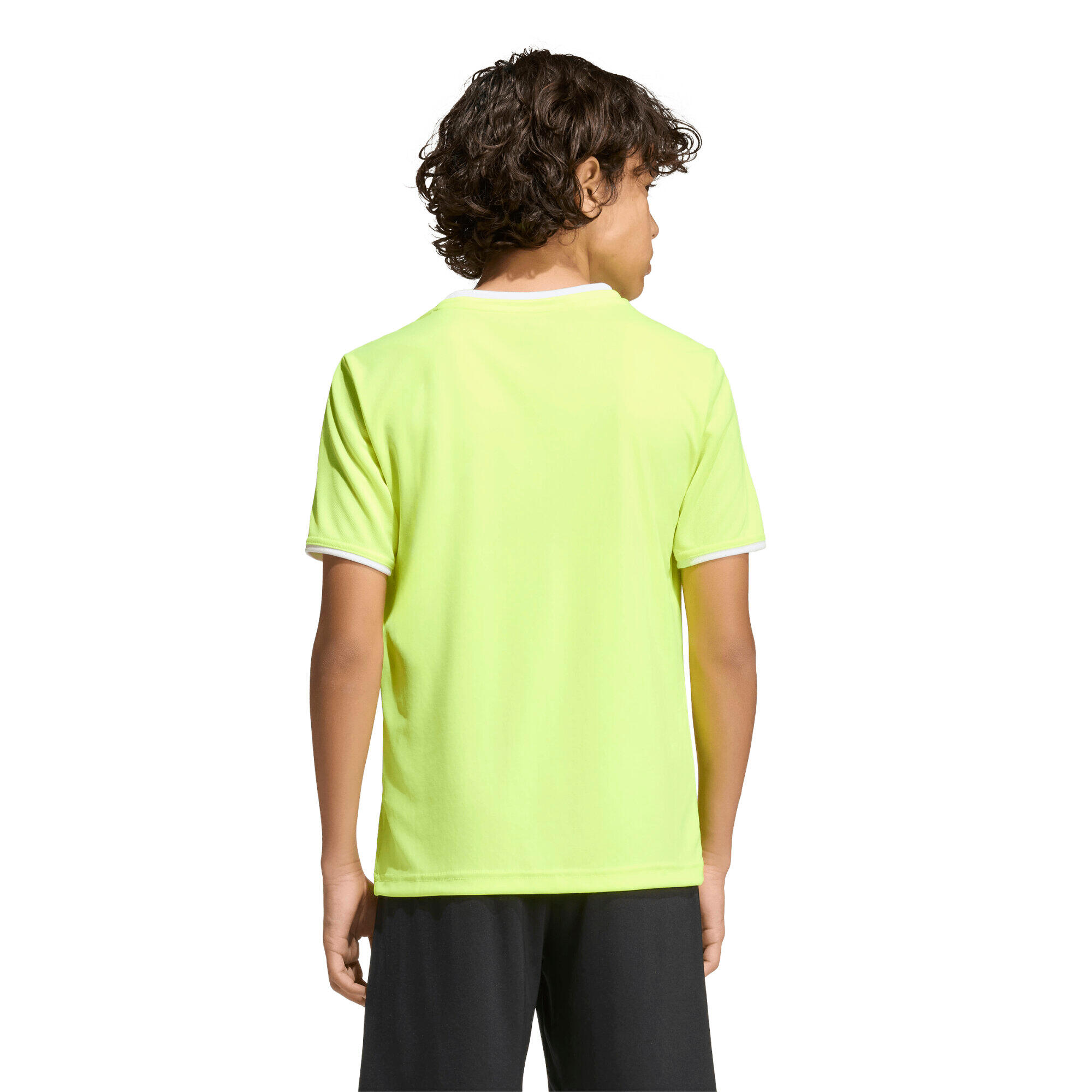 Criança adidas Entrada 26 Jersey neon T-shirt Futebol 4/7
