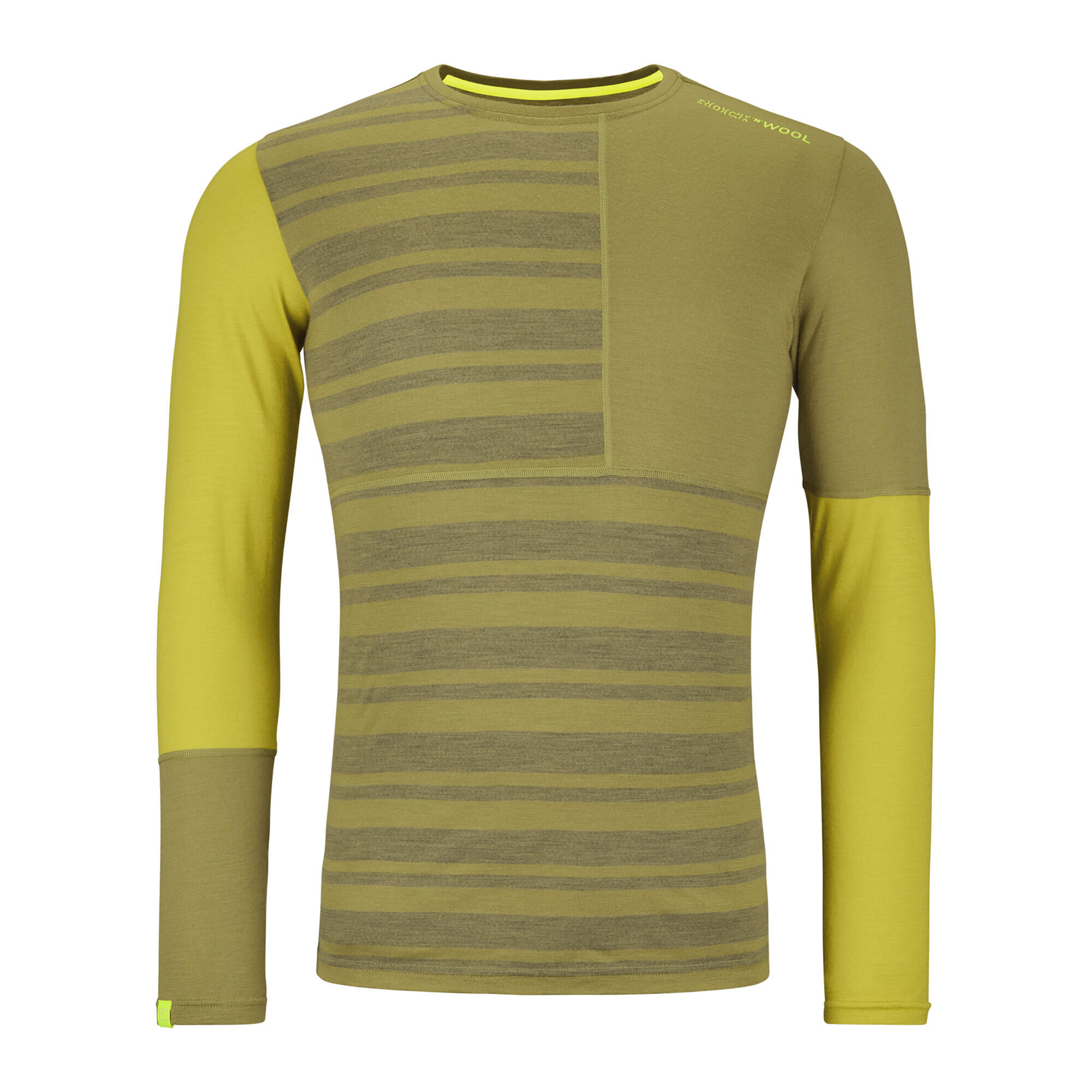 Camiseta térmica masculina de manga longa ORTOVOX 185 Rock'N'Wool 7/7