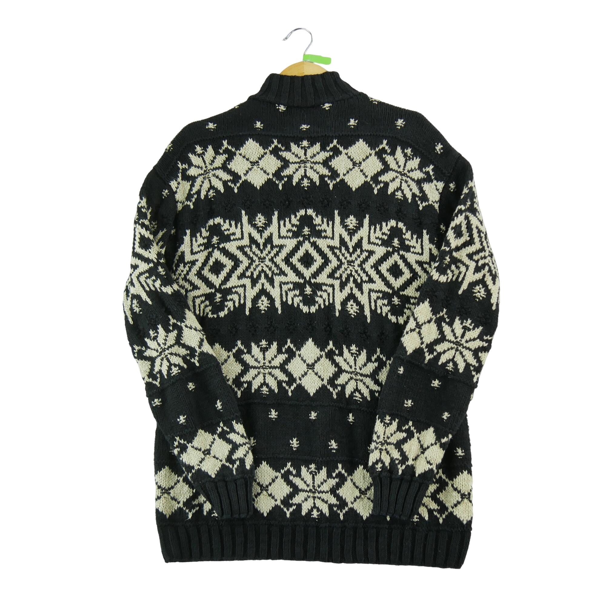 Reconditionné - Pull Femme en lin Noir - Très Bon État 2/6