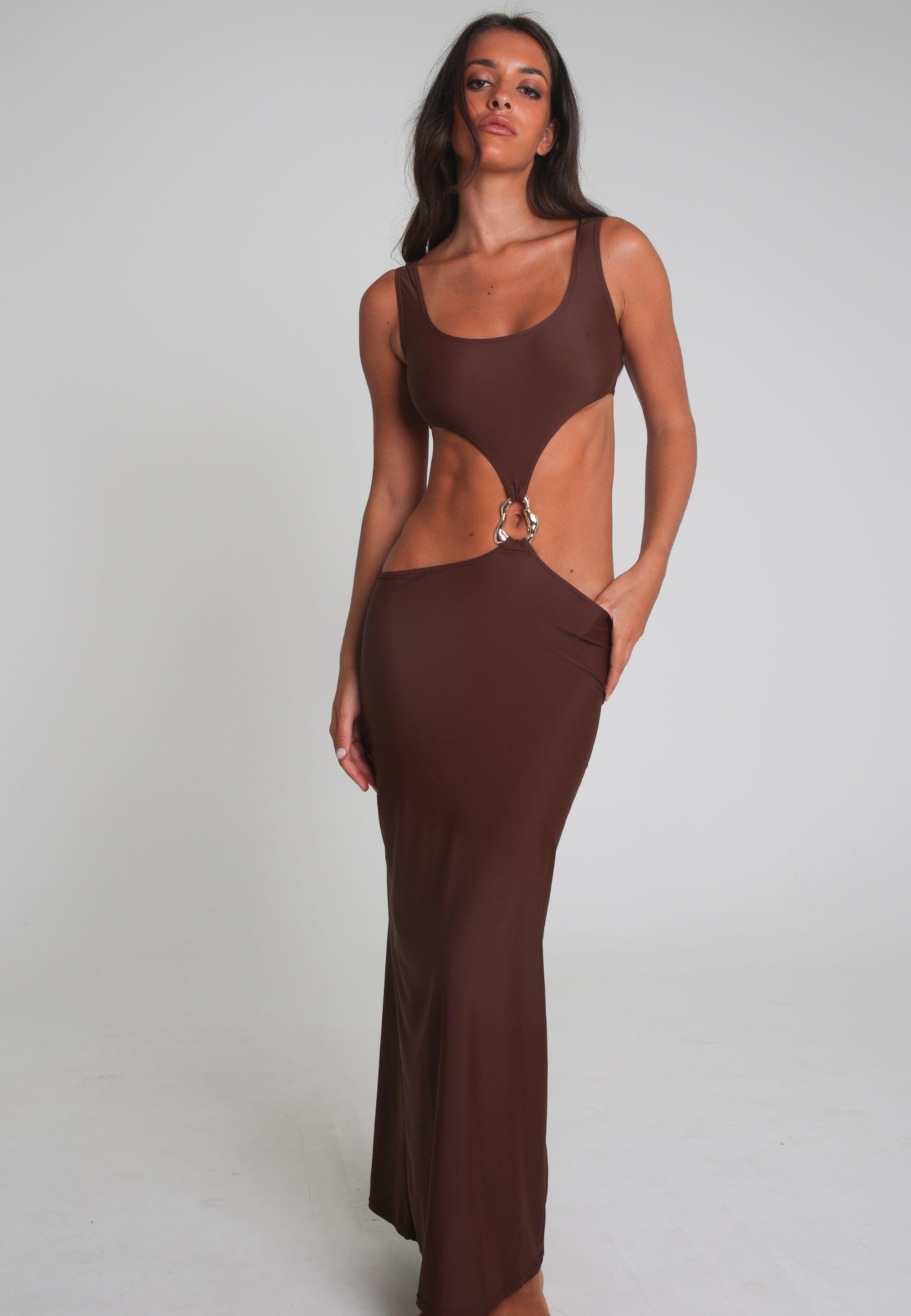Maxikleid Irregular Hoop Long Dress 2/5