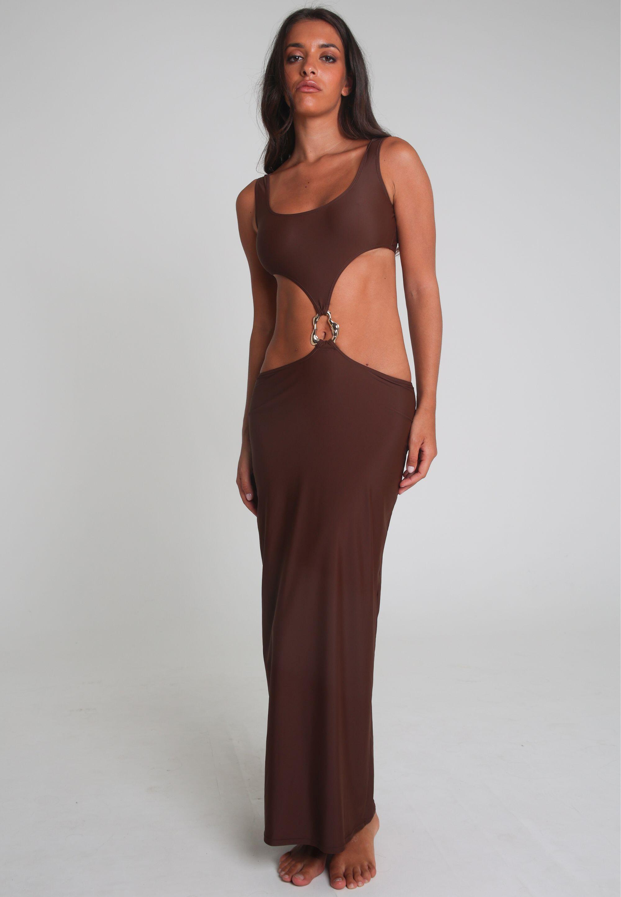 Maxikleid Irregular Hoop Long Dress 5/5