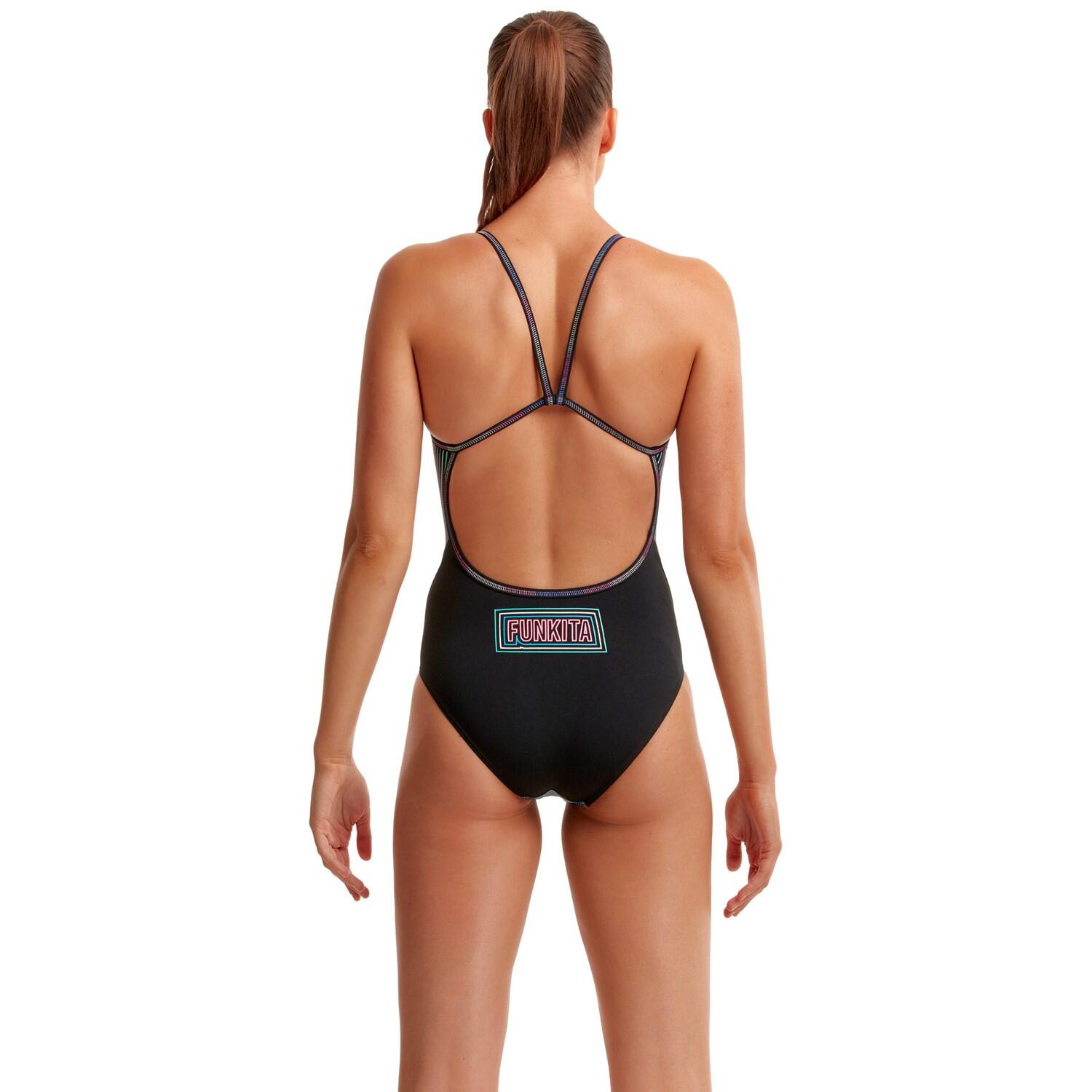 Funkita Badeanzug Damen Use Your Illusion aus Chlorresistenten Material 2/6