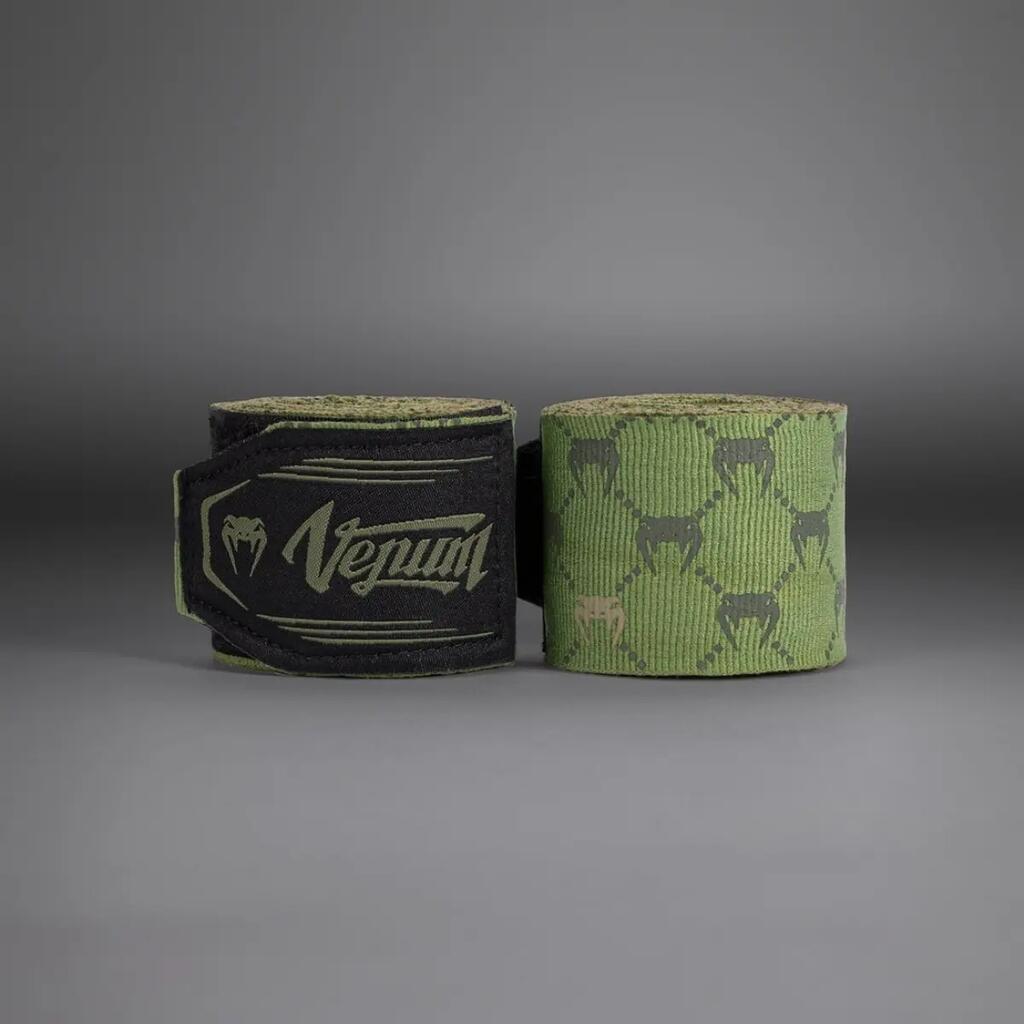 Boxing Handwraps Venum Monogram Hand Wraps Advanced – Khaki – 4 m