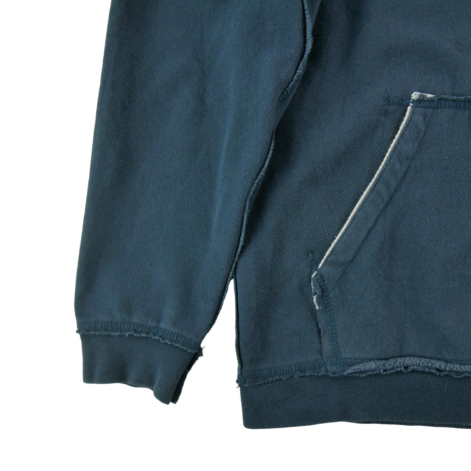 Reconditionné - Sweat à capuche Homme Marine - Bon État 4/7