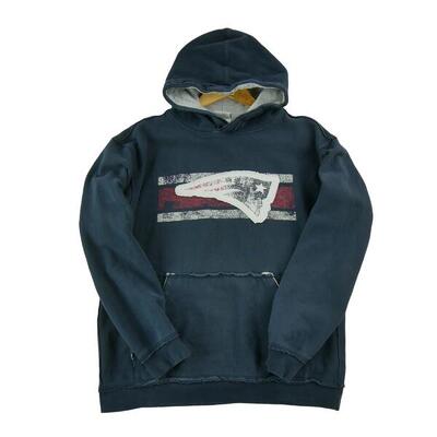 Tweedehands - hoodie mannen marineblauw - goede staat