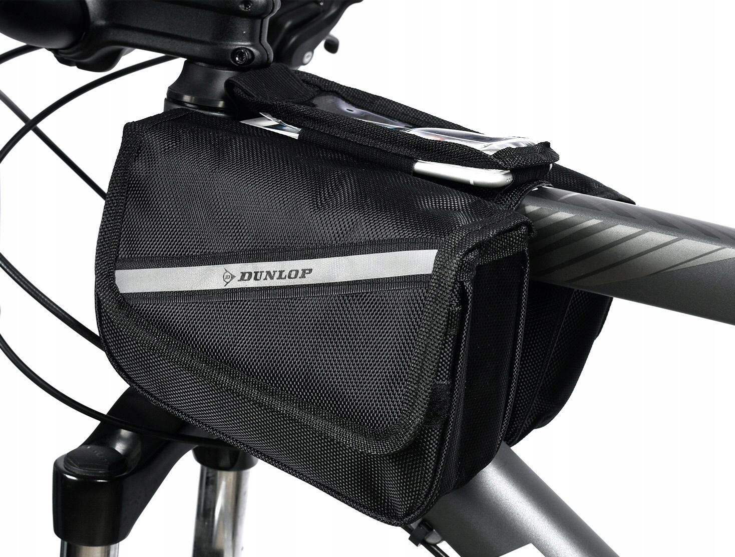 Torba rowerowa sakwa saszetka uchwyt rowerowy na telefon DUNLOP 3/7