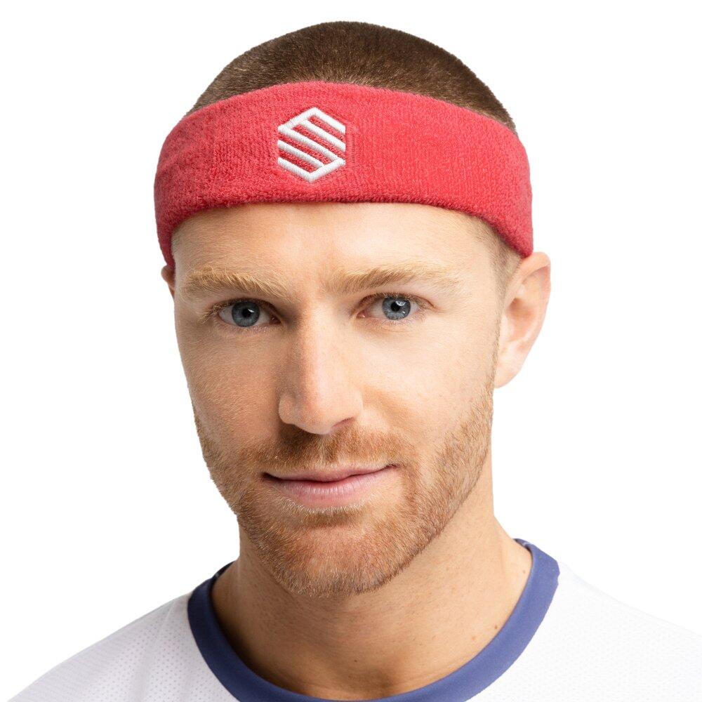Lot de 3 bandeaux de padel Homme et Femme Triba Erit Rouge 3/6