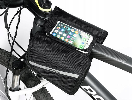Torba rowerowa sakwa saszetka uchwyt rowerowy na telefon DUNLOP