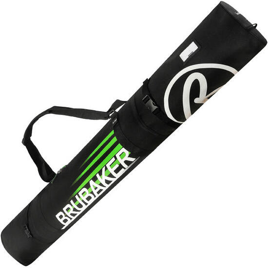 BRUBAKER pokrowiec na narty i kije - 1 para - 170 cm - czarny-zielony