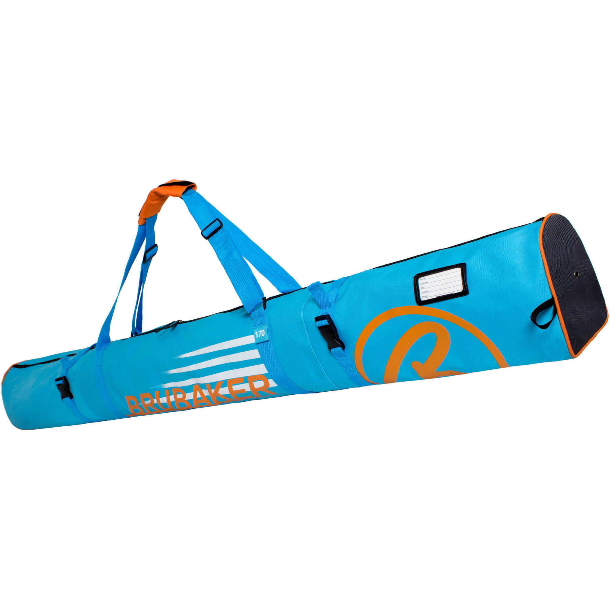 X2 - Brubaker Carver Champion Sac À Skis Rembourré 170cm Bleu/orange - Sac De Sport - Bleu|orange - 170cm - Decathlon