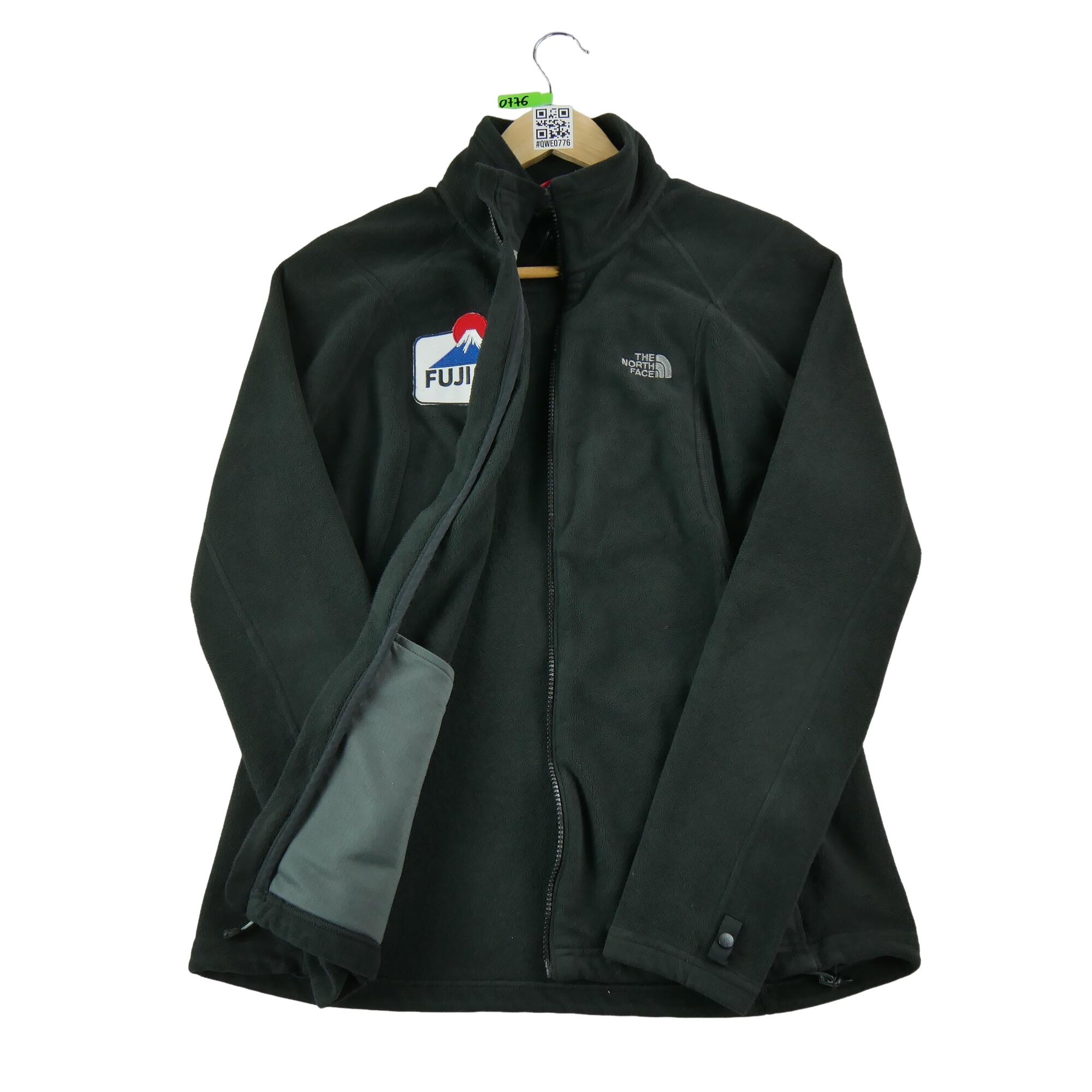 Second life - Damen TNF Schwarze Fleecejacke - In sehr gutem Zustand 3/7