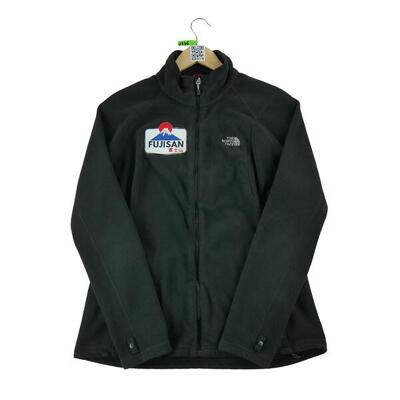 Tweedehands - dames tnf zwarte fleece jas - zeer goede staat