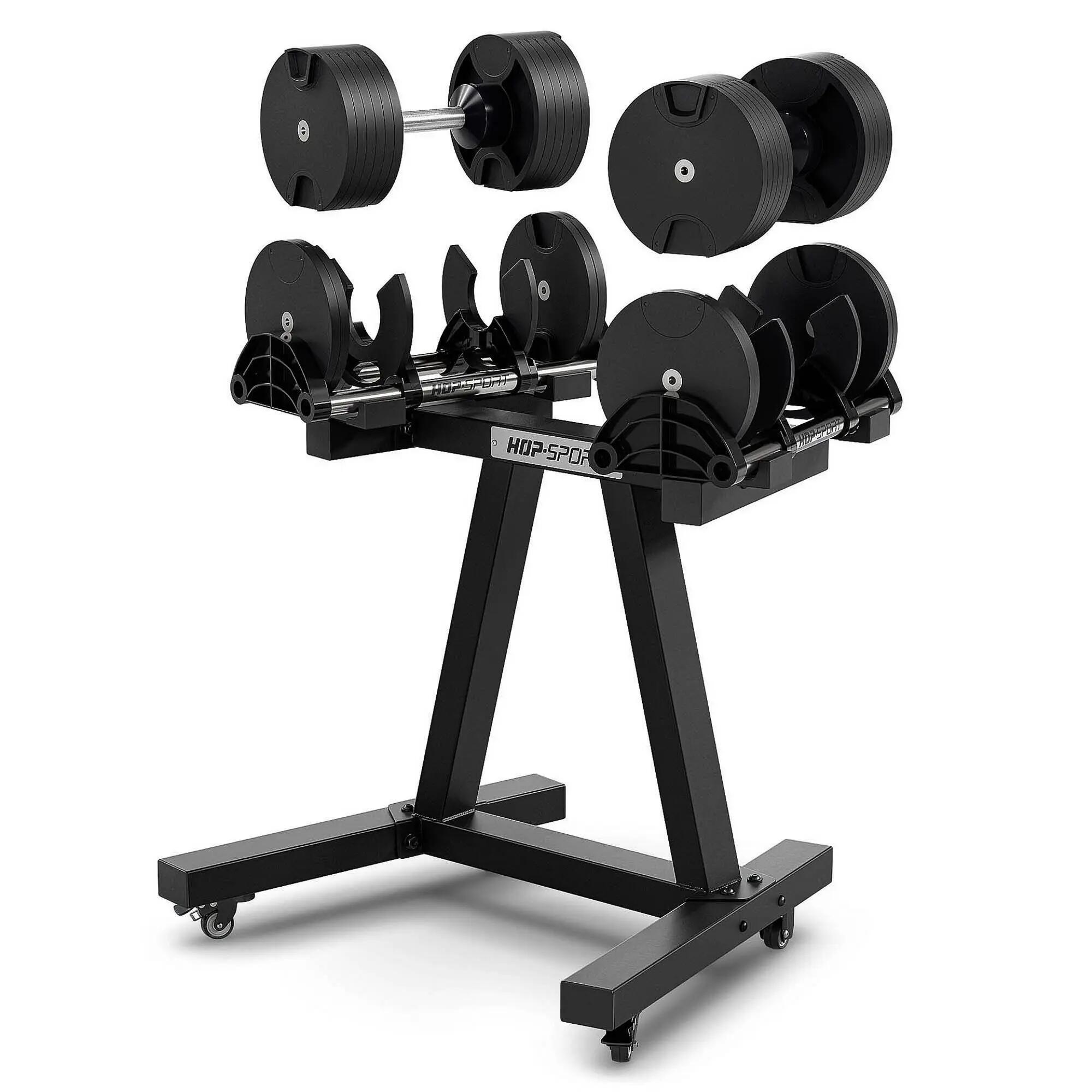 Suport pentru gantere reglabil Hop-Sport HS-3040A 4/7