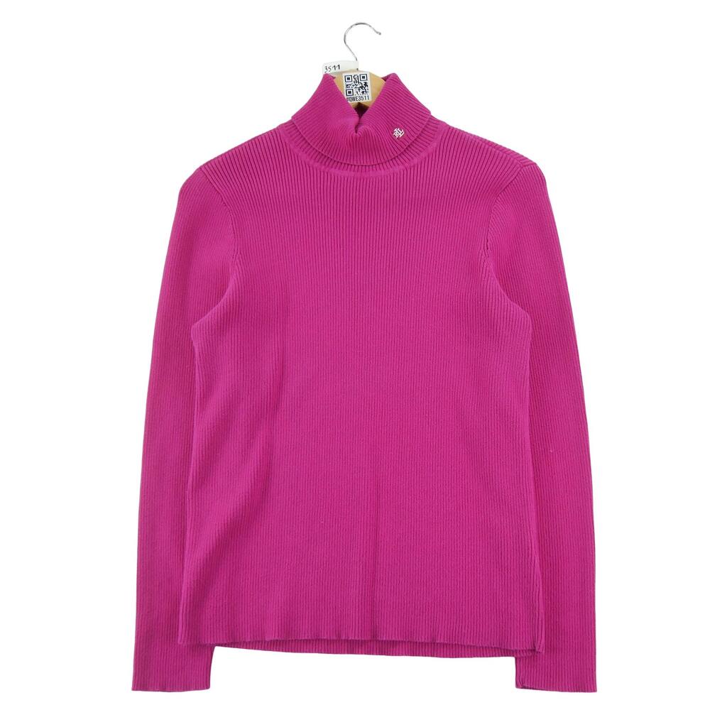 Women's Pink Turtleneck Sweater