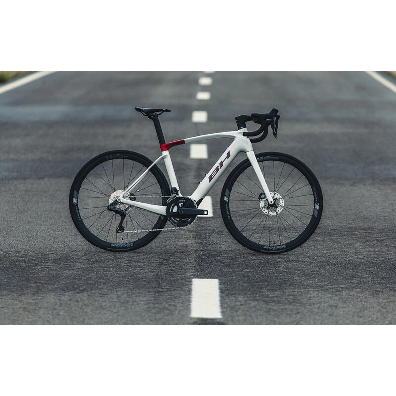 Bicicleta electrica Bh Irs1 Carbon 1.4 Blanco-Rojo 2/4
