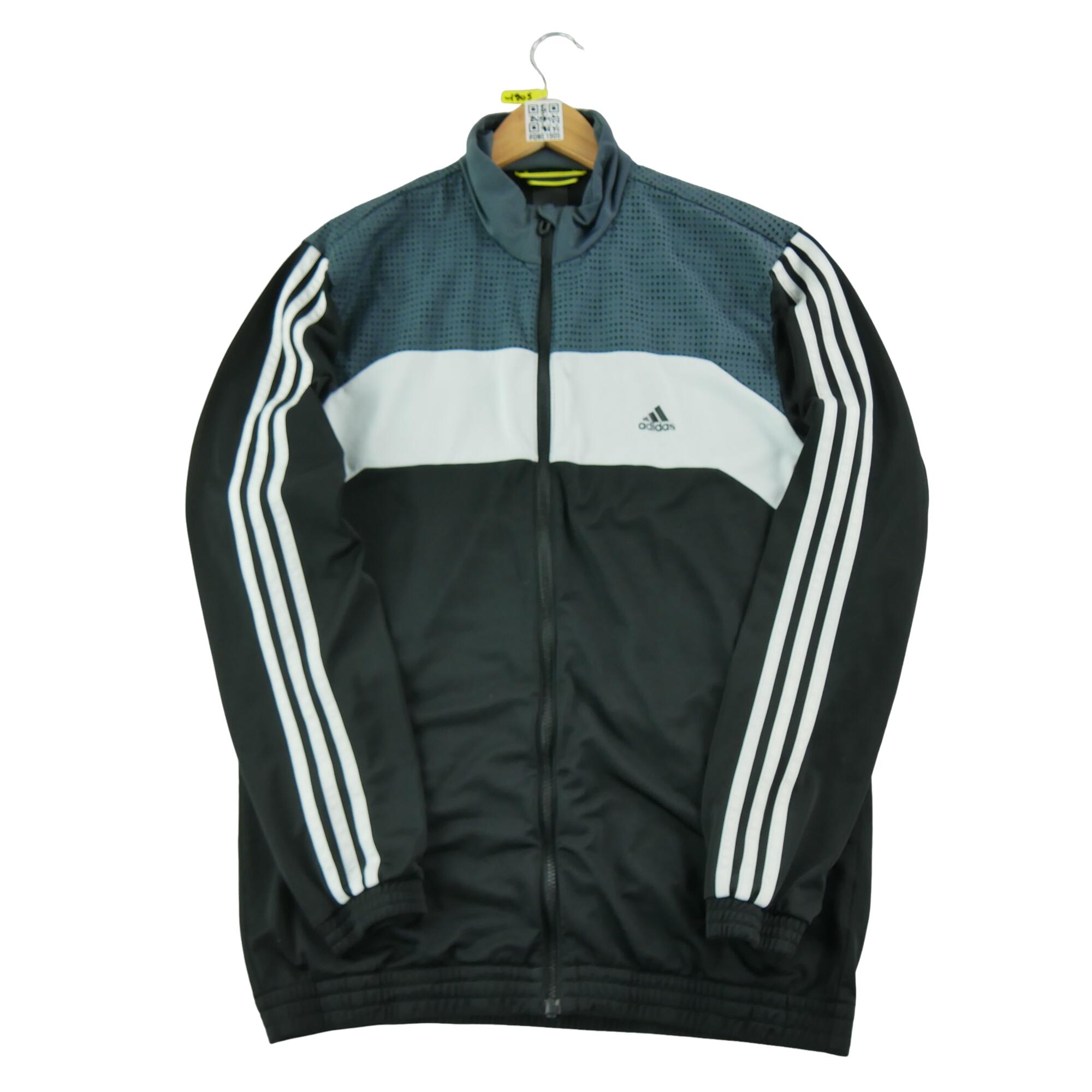 ADIDAS Reconditionné - Veste de survêtement Homme Noir - Bon État