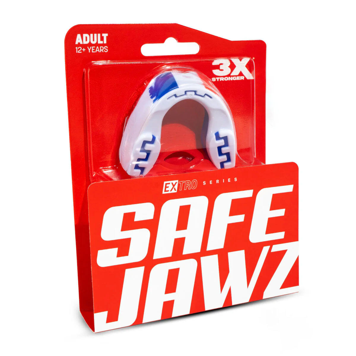 Safejawz Extro Gebitsbeschermer Volwassene Wit Franse Vlag 2/5